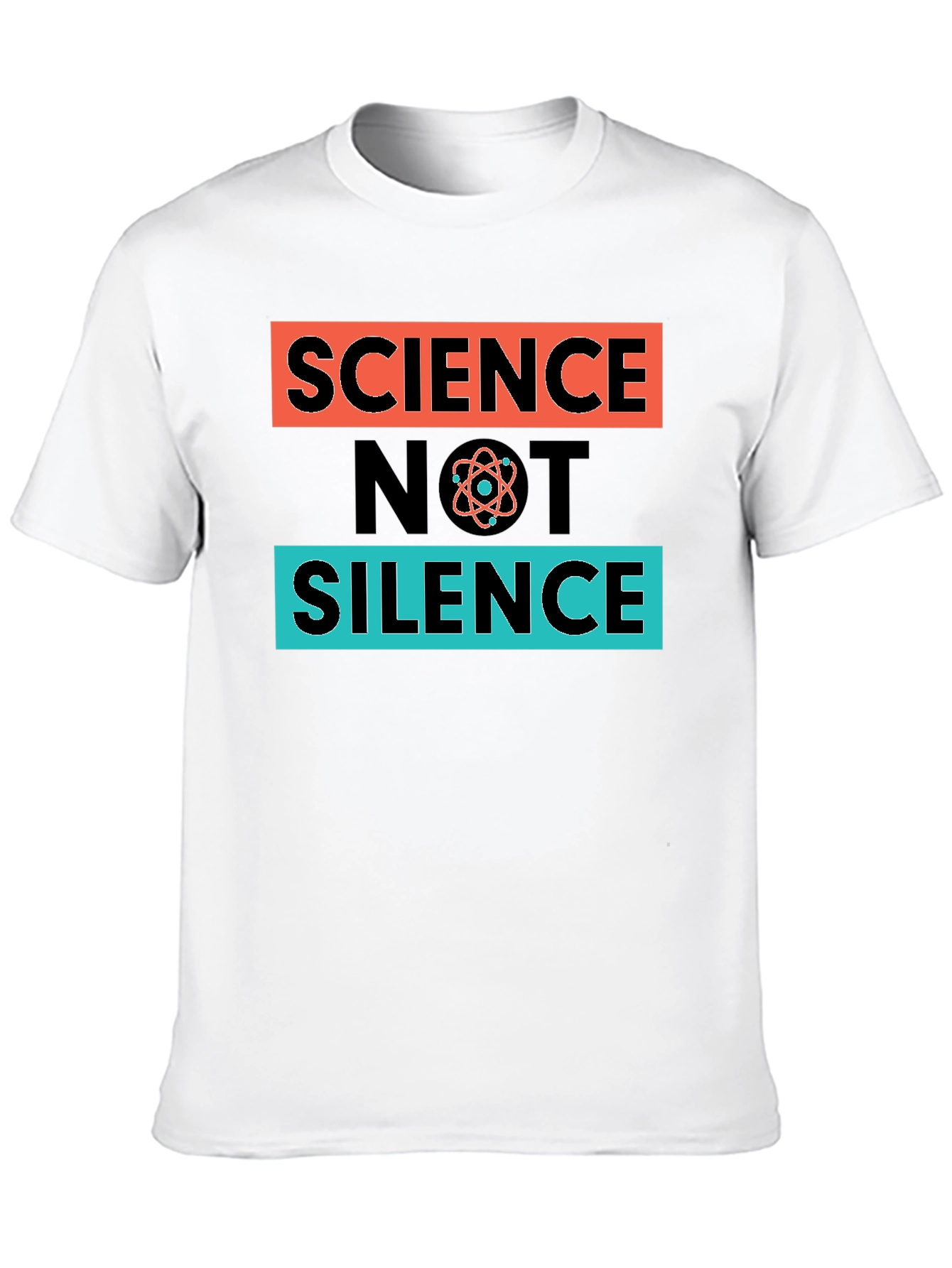 Science Not Silence T-Shirt - Black