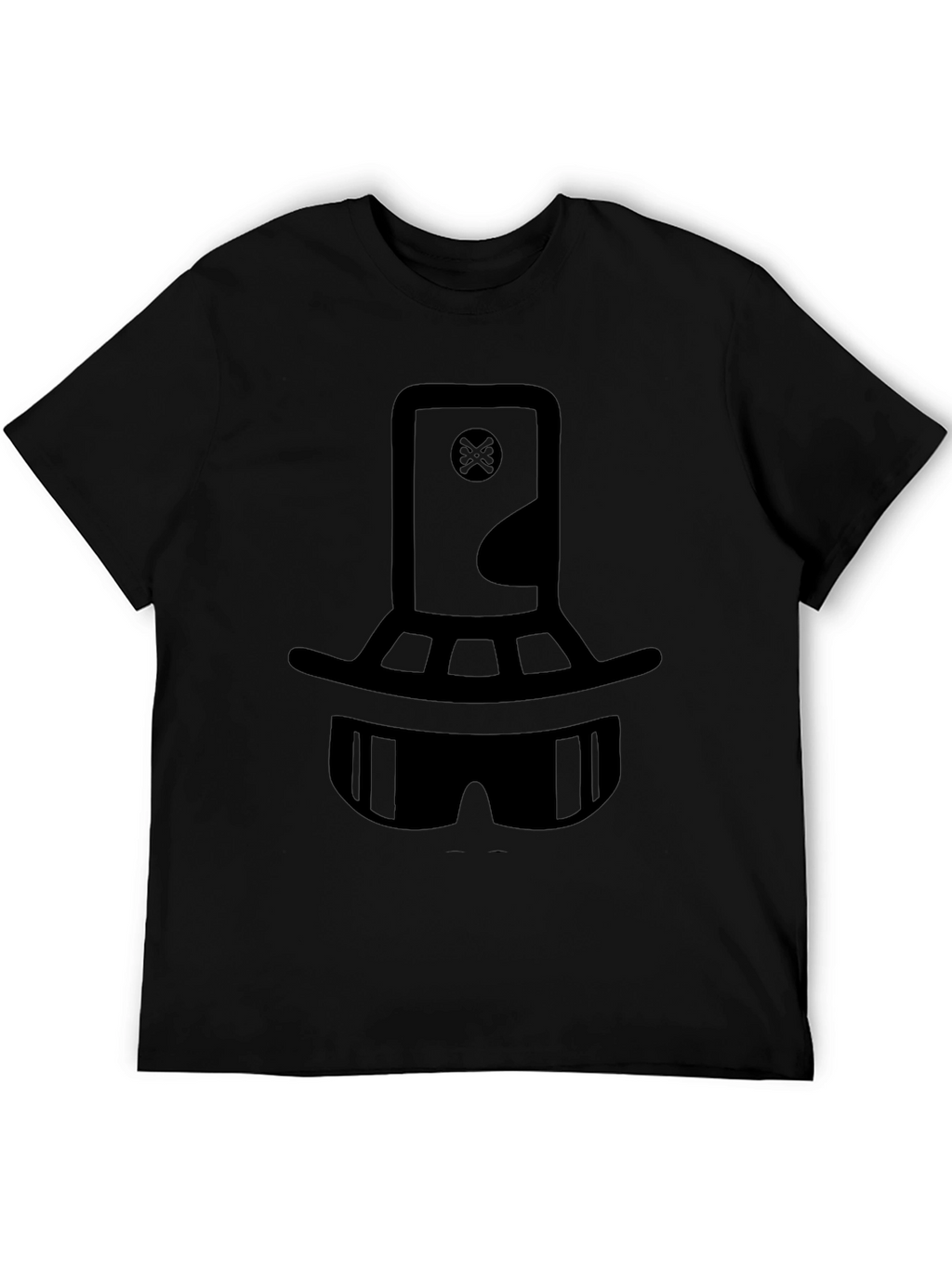 Cool Black Graphic Tee - The Hat Man
