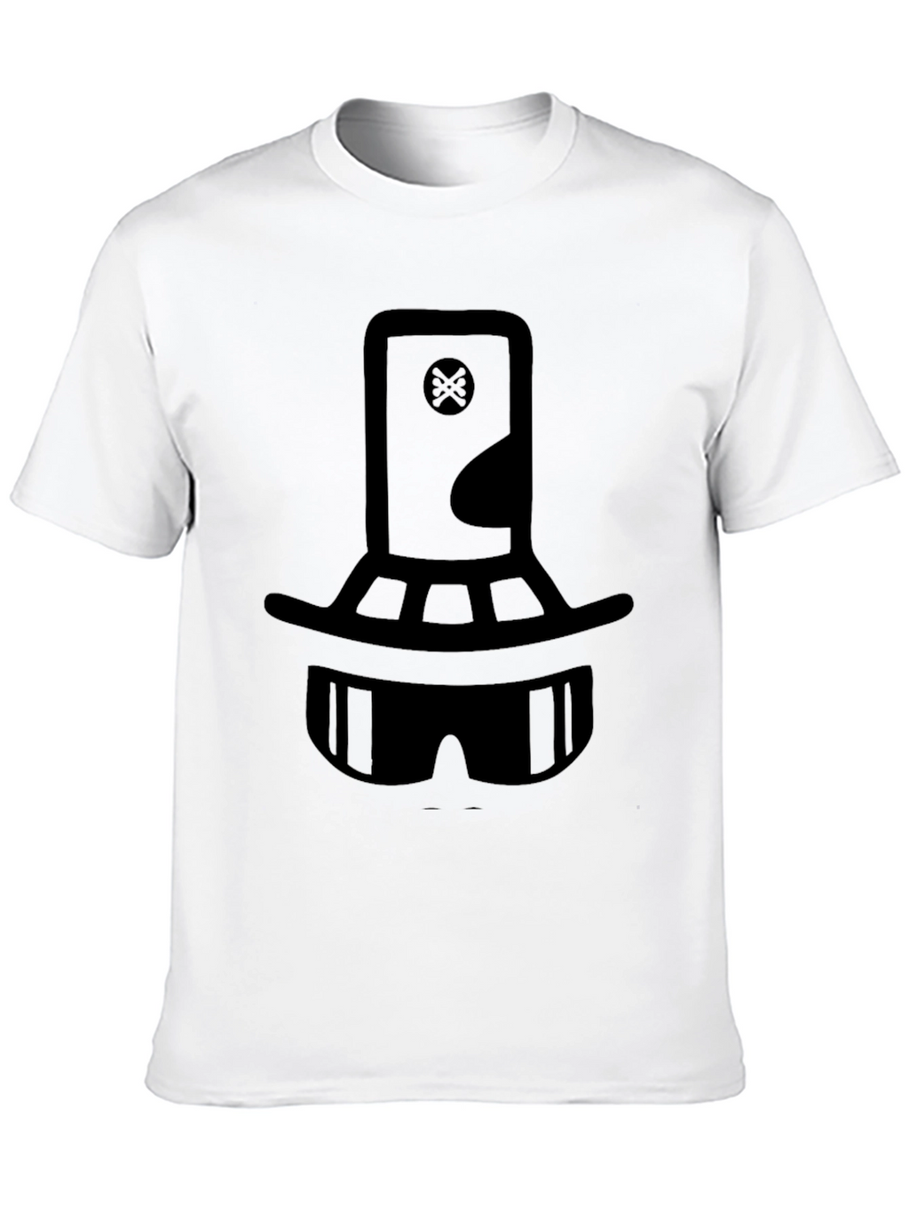 Cool Black Graphic Tee - The Hat Man