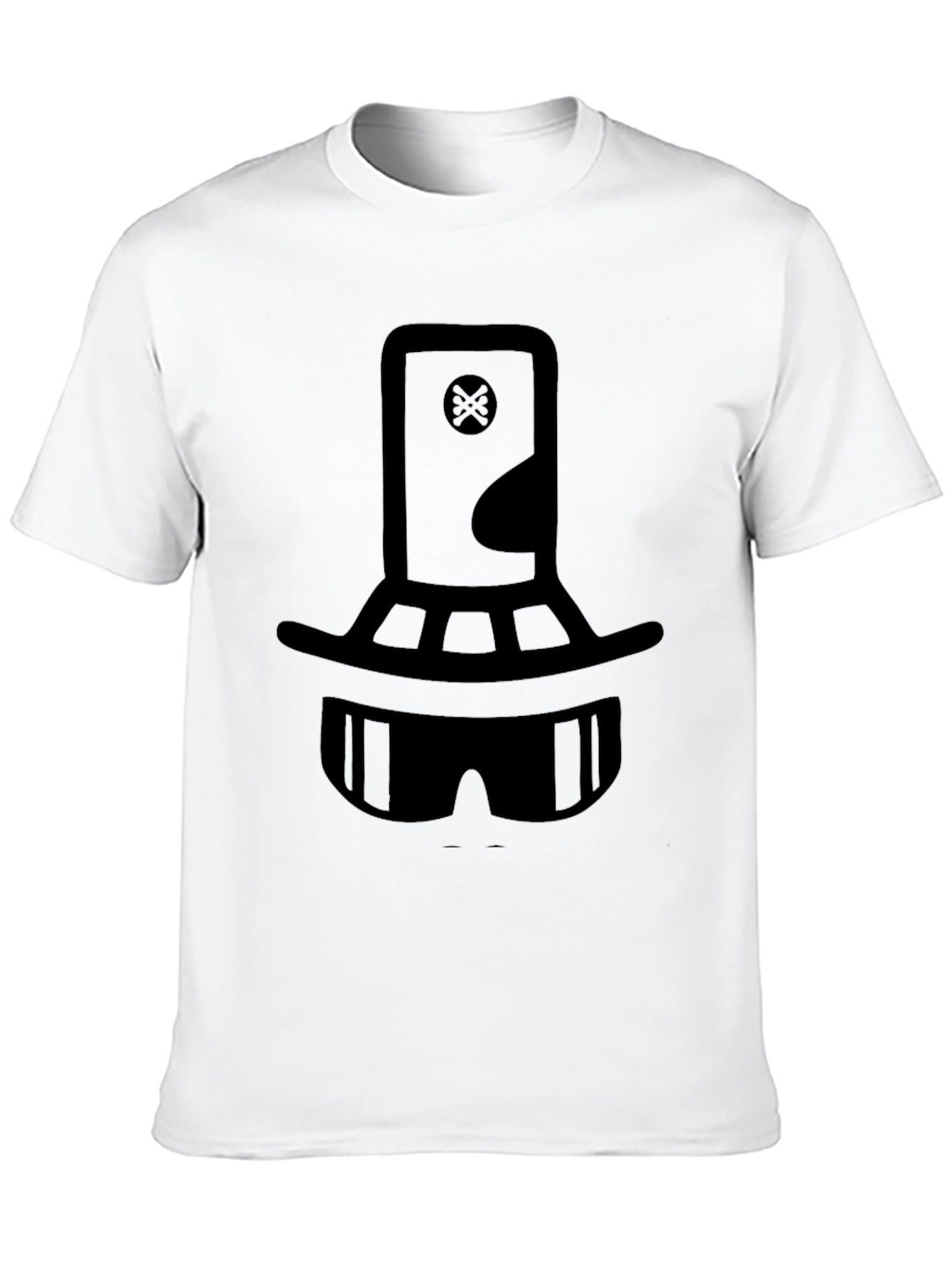 Cool Black Graphic Tee - The Hat Man