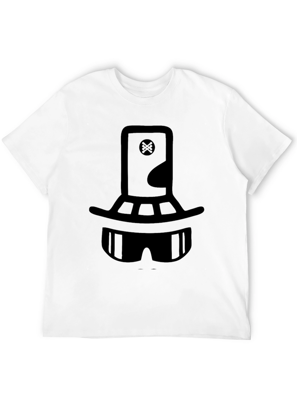 Cool Black Graphic Tee - The Hat Man
