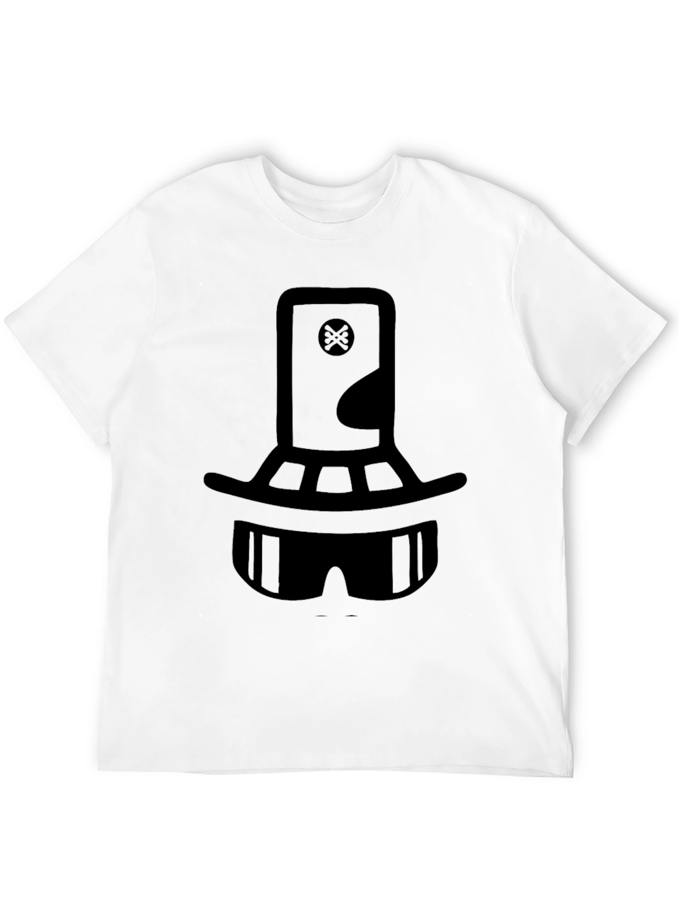 Cool Black Graphic Tee - The Hat Man