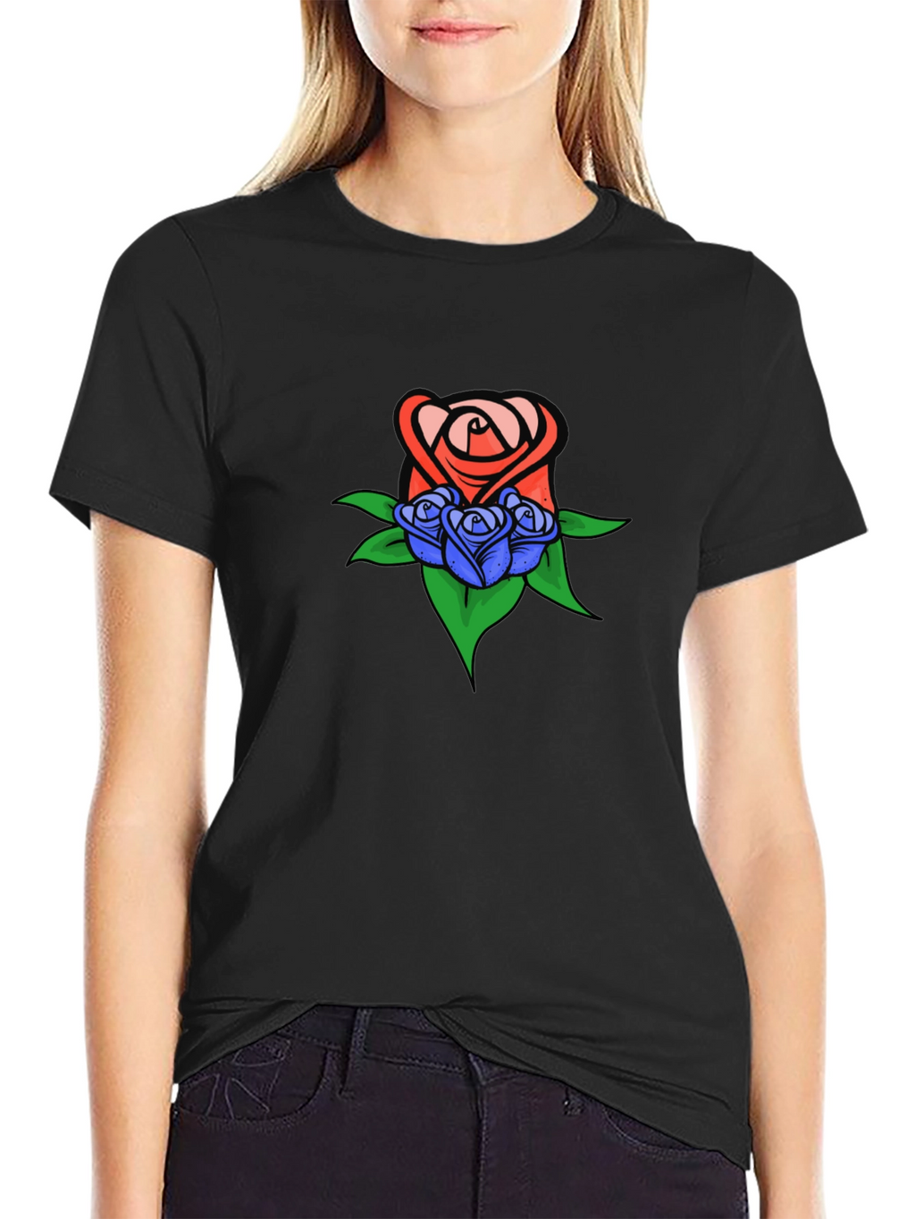 Rose Cluster Graphic Tee