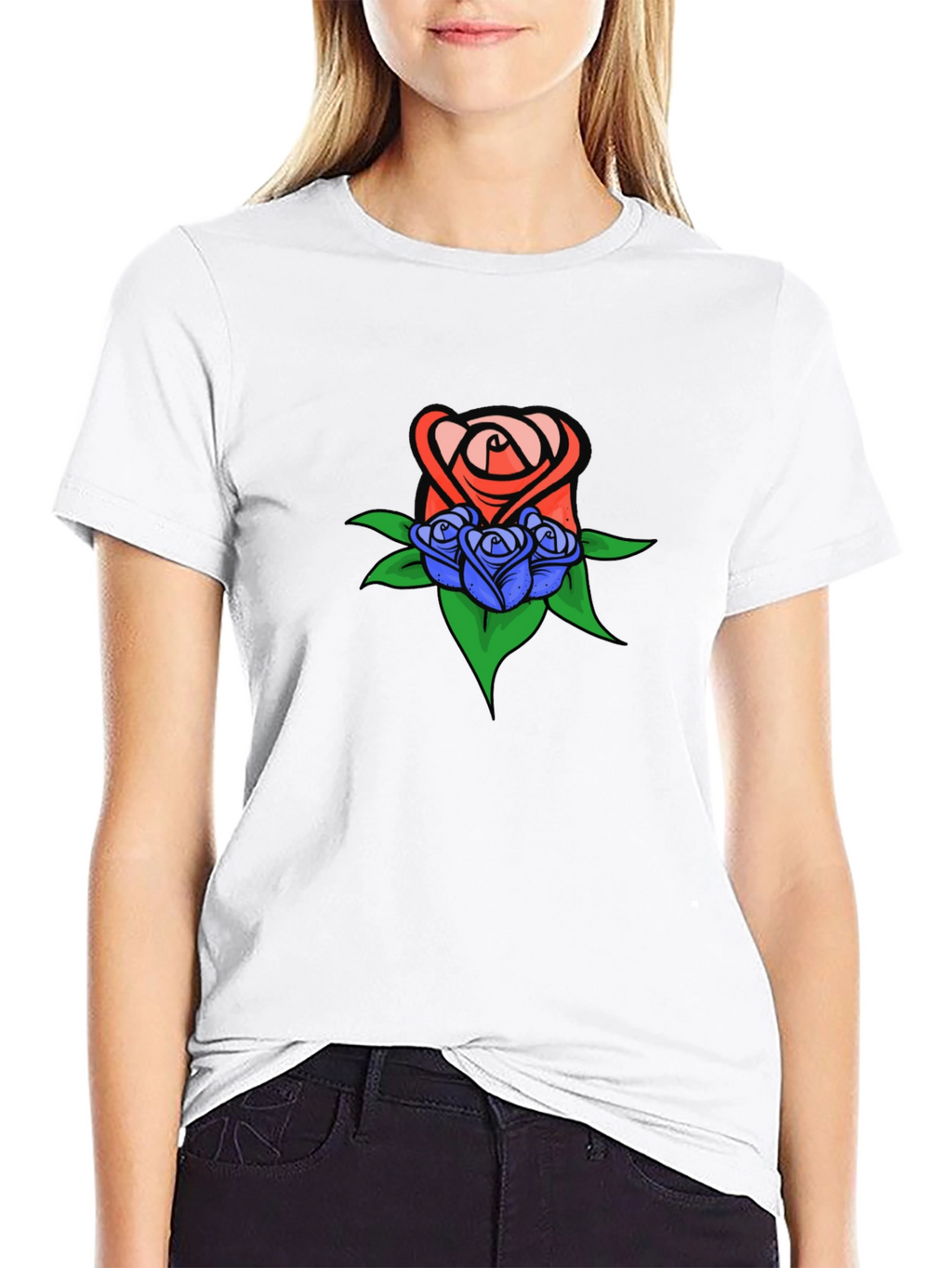 Rose Cluster Graphic Tee