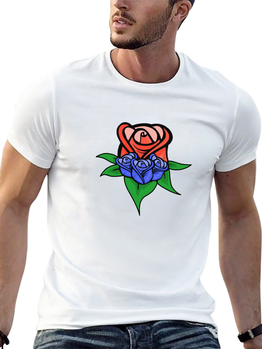 Rose Cluster Graphic Tee