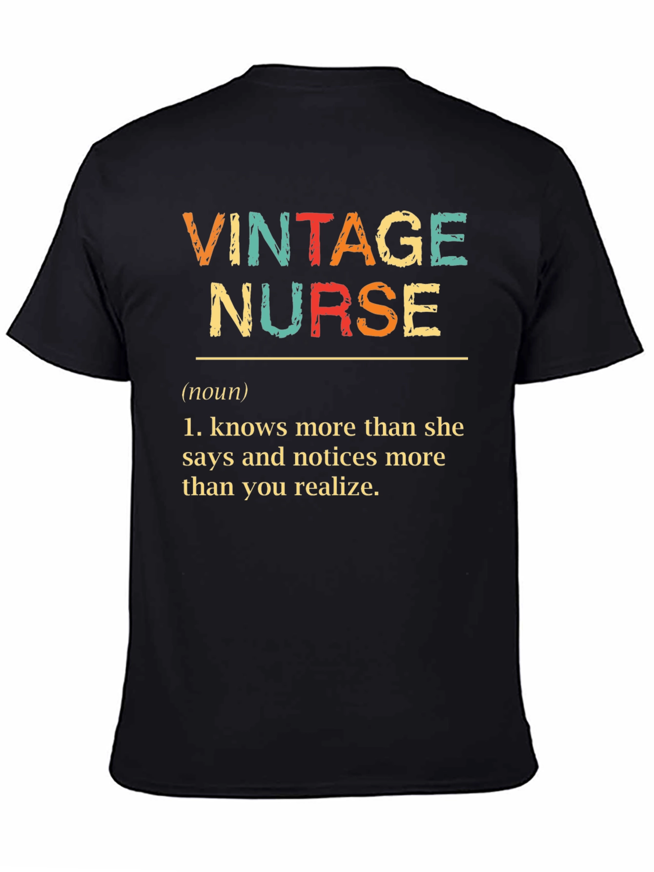 Vintage Nurse T-Shirt: Definition of a Hero