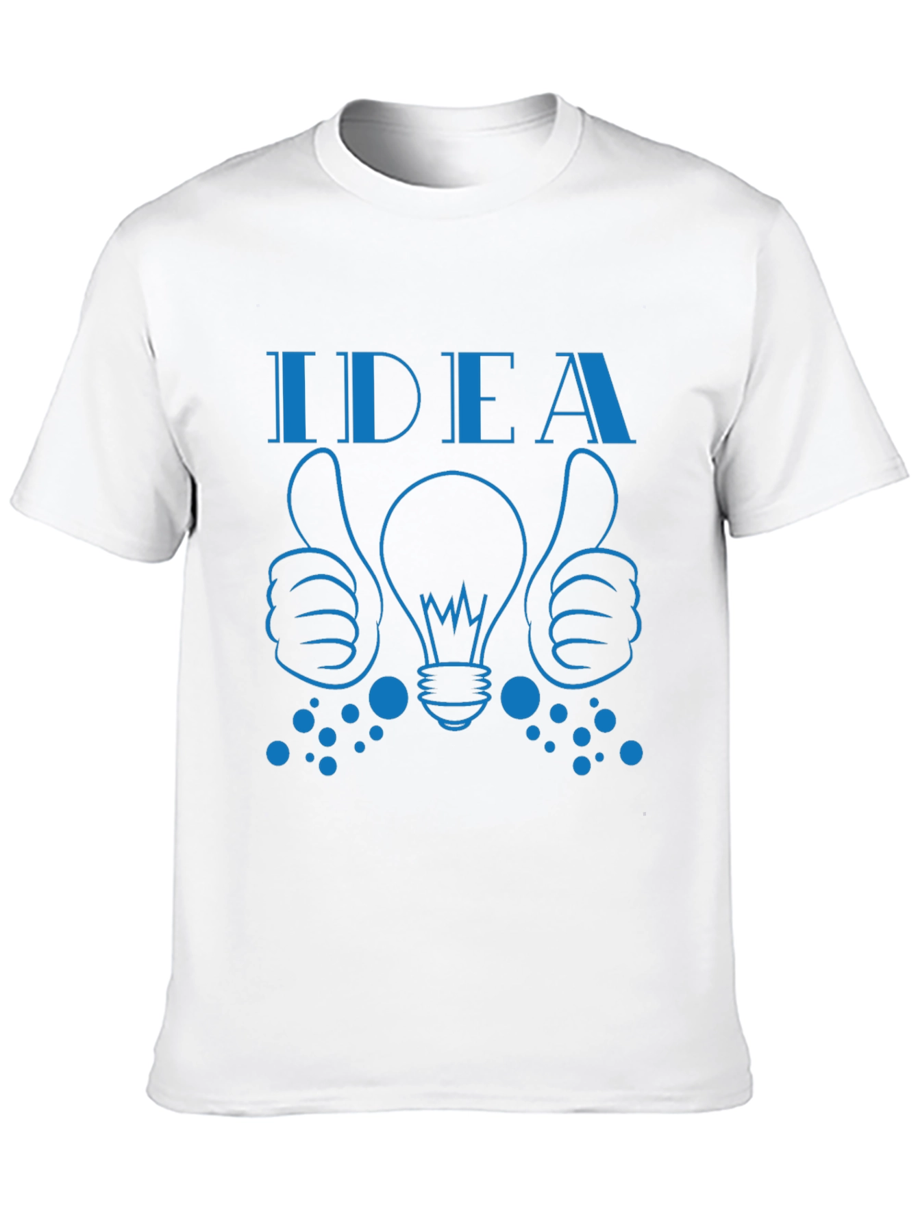 Idea Lightbulb Thumbs Up Graphic T-Shirt