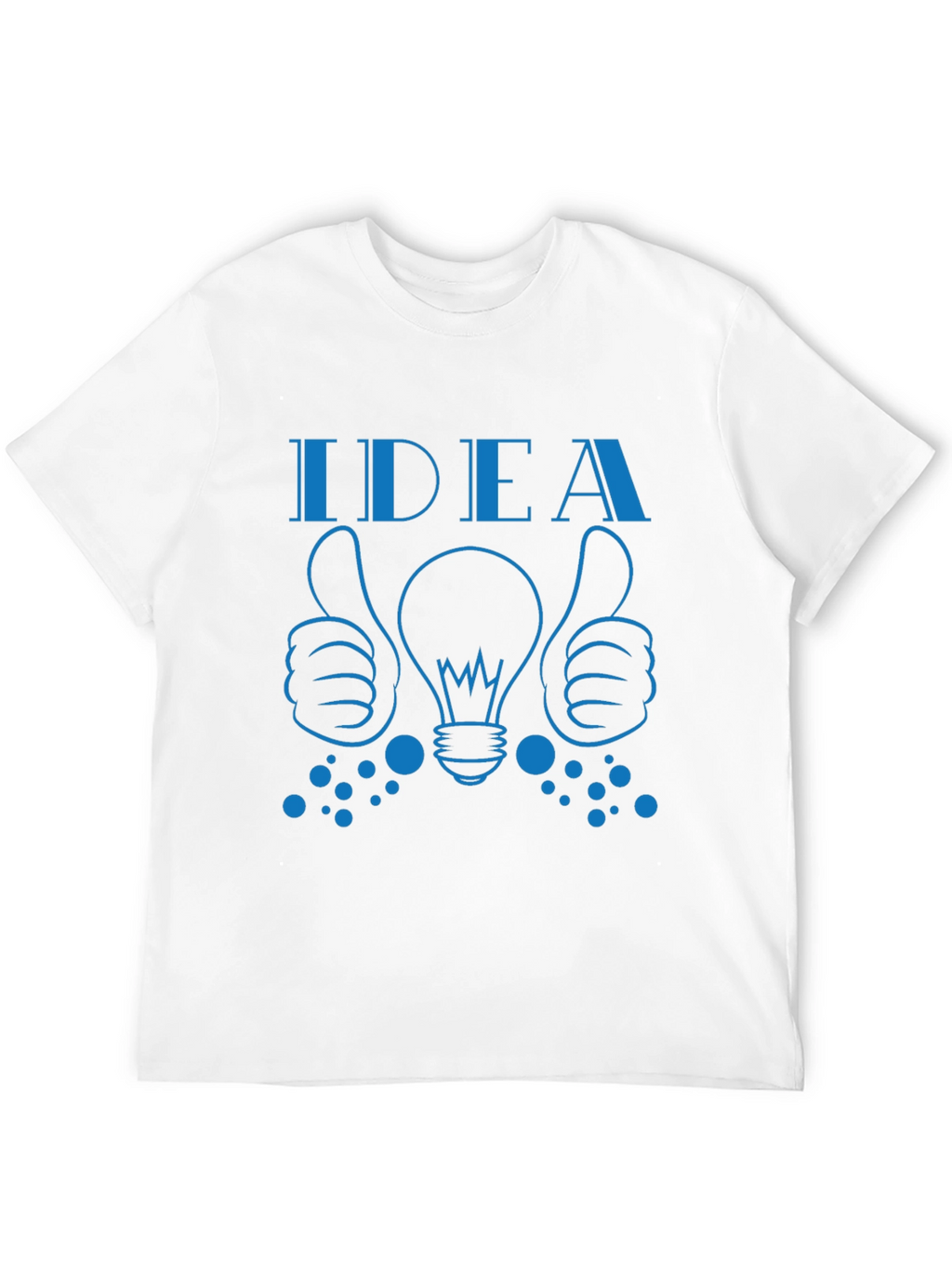 Idea Lightbulb Thumbs Up Graphic T-Shirt