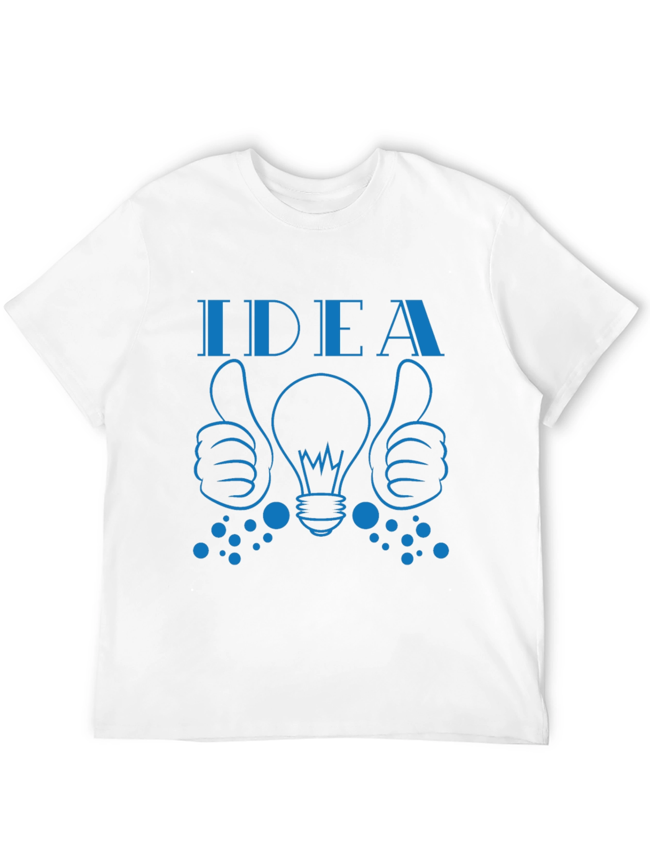 Idea Lightbulb Thumbs Up Graphic T-Shirt