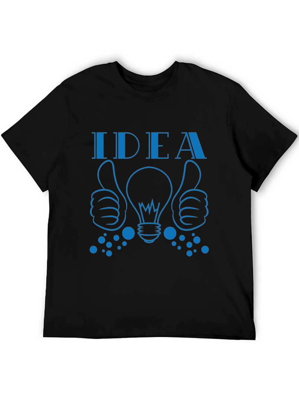 Idea Lightbulb Thumbs Up Graphic T-Shirt