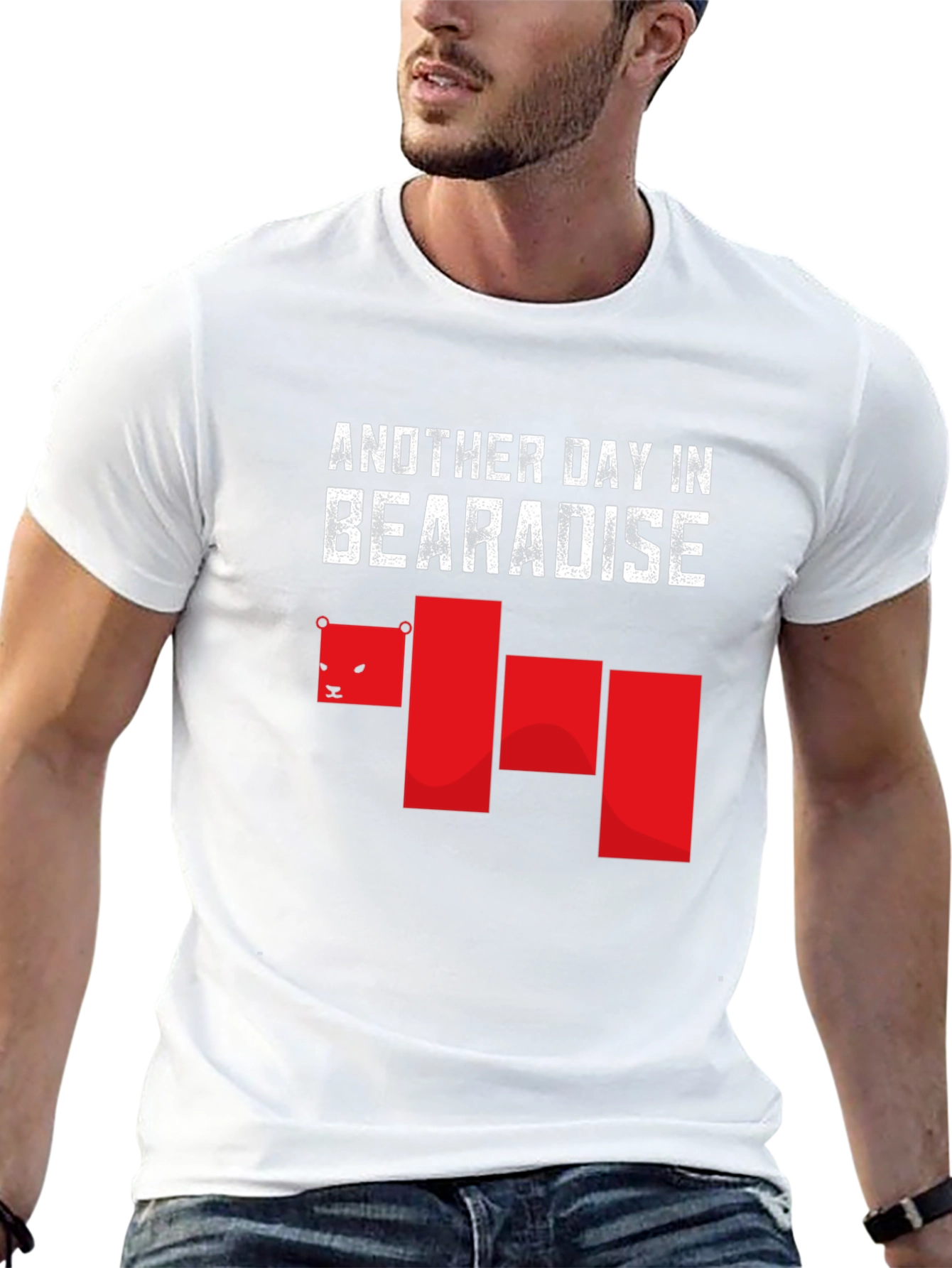 Bearadise T-Shirt: Relaxed Fit Cool Graphic Tee