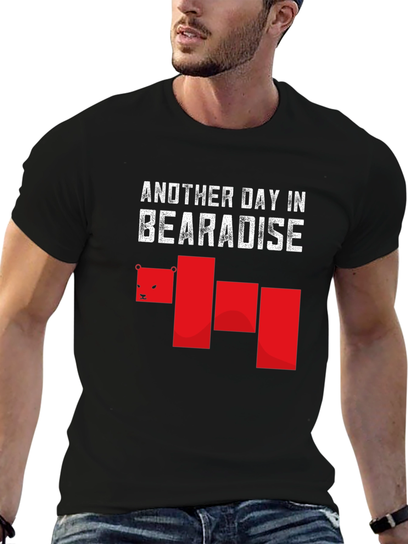 Bearadise T-Shirt: Relaxed Fit Cool Graphic Tee