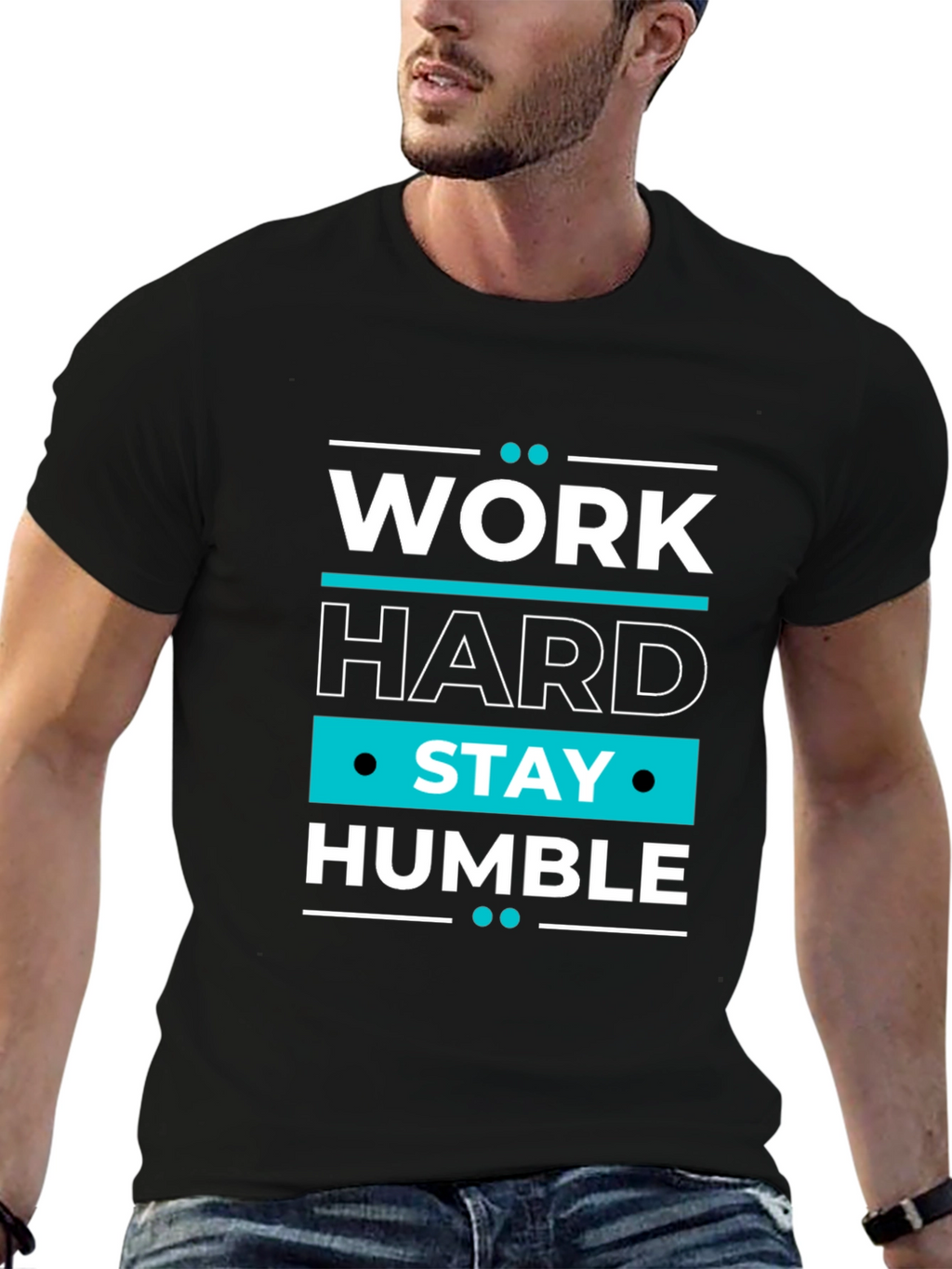 Work Hard Stay Humble Graphic Tee