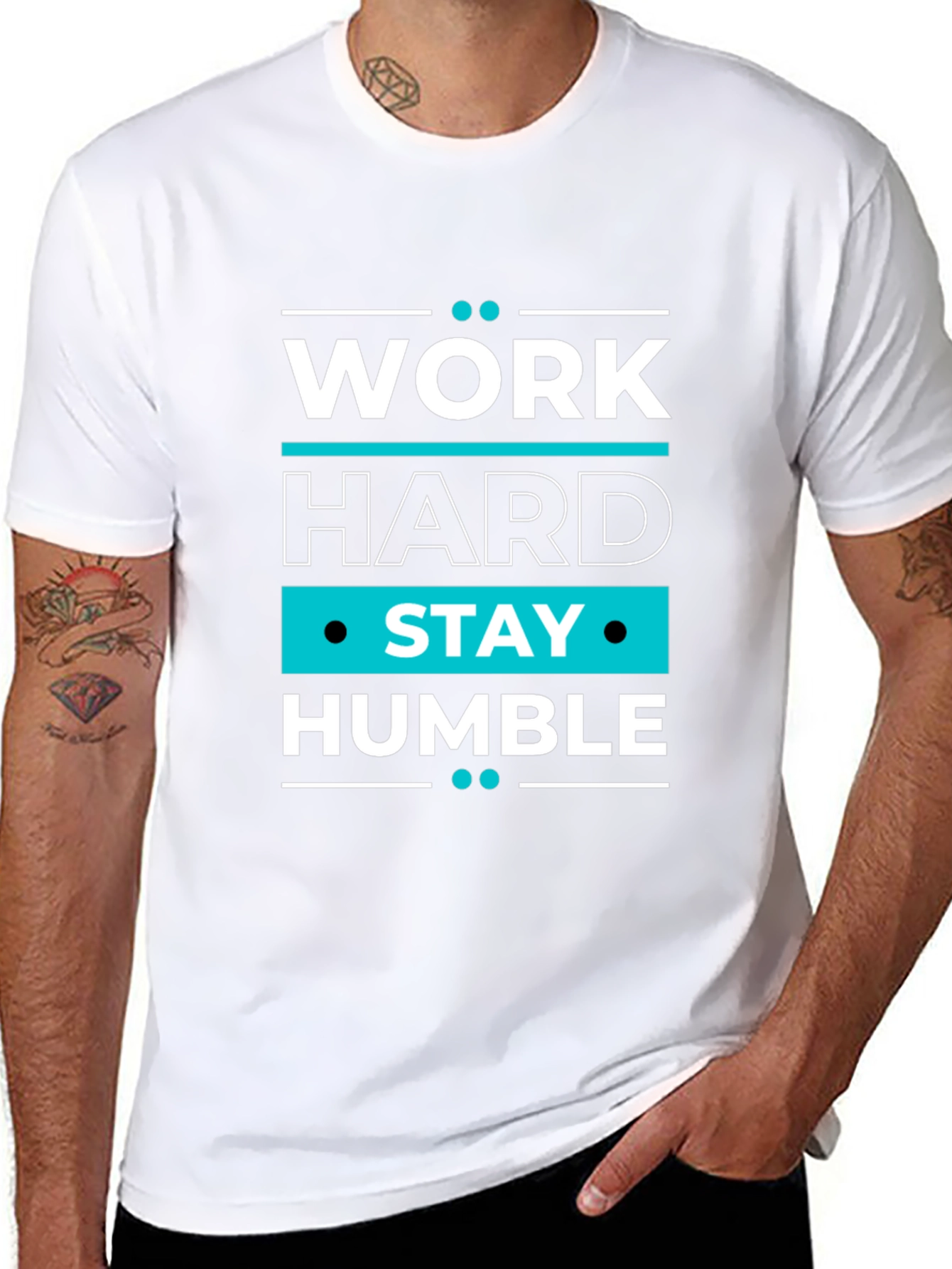 Work Hard Stay Humble Graphic Tee