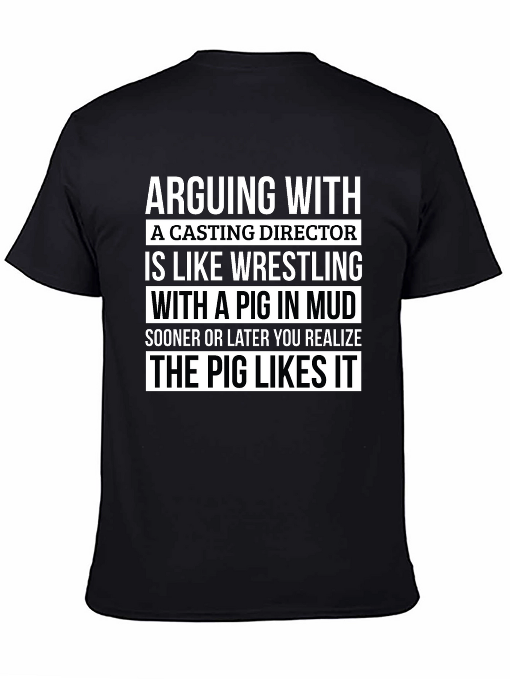Casting Director Pig Wrestling Graphic Tee