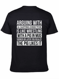 Casting Director Pig Wrestling Graphic Tee