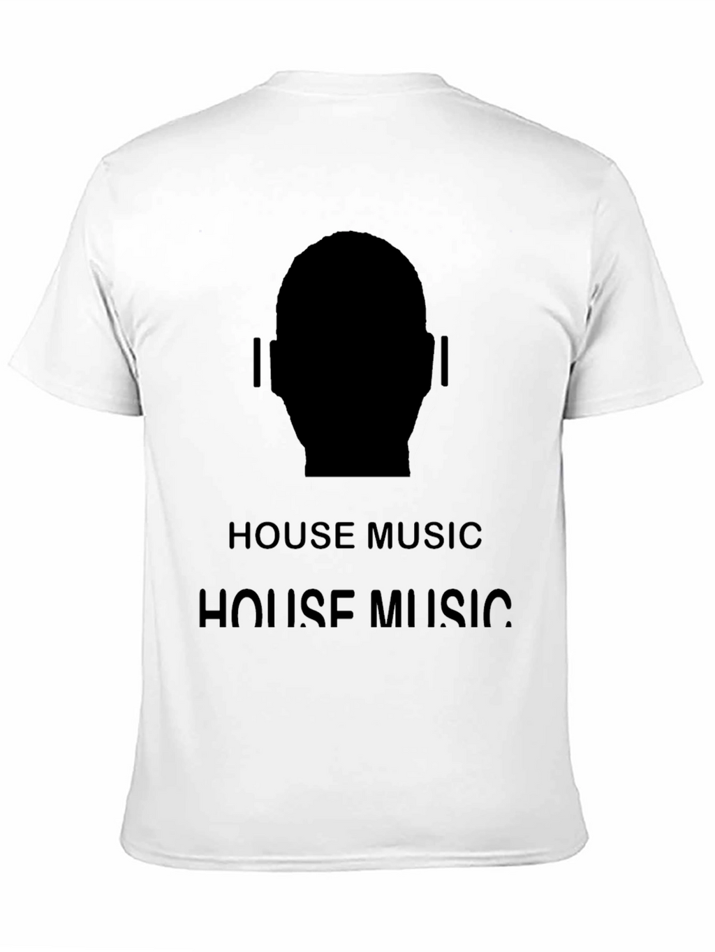 House Music Silhouette Tee - Black