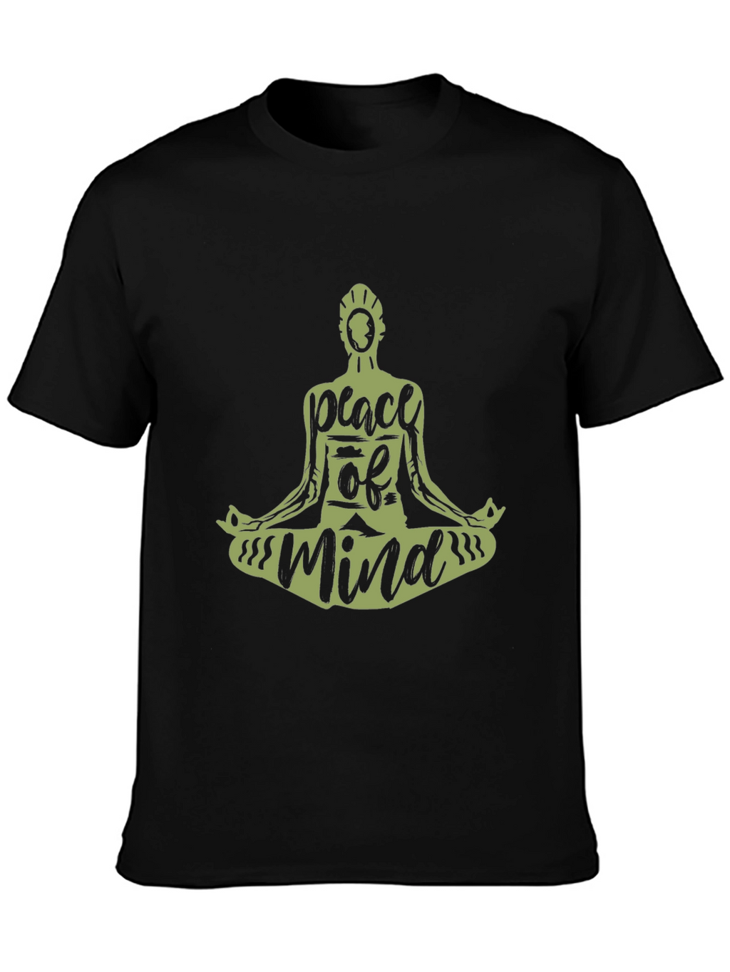 Peace of Mind T-Shirt - Meditating Graphic Tee