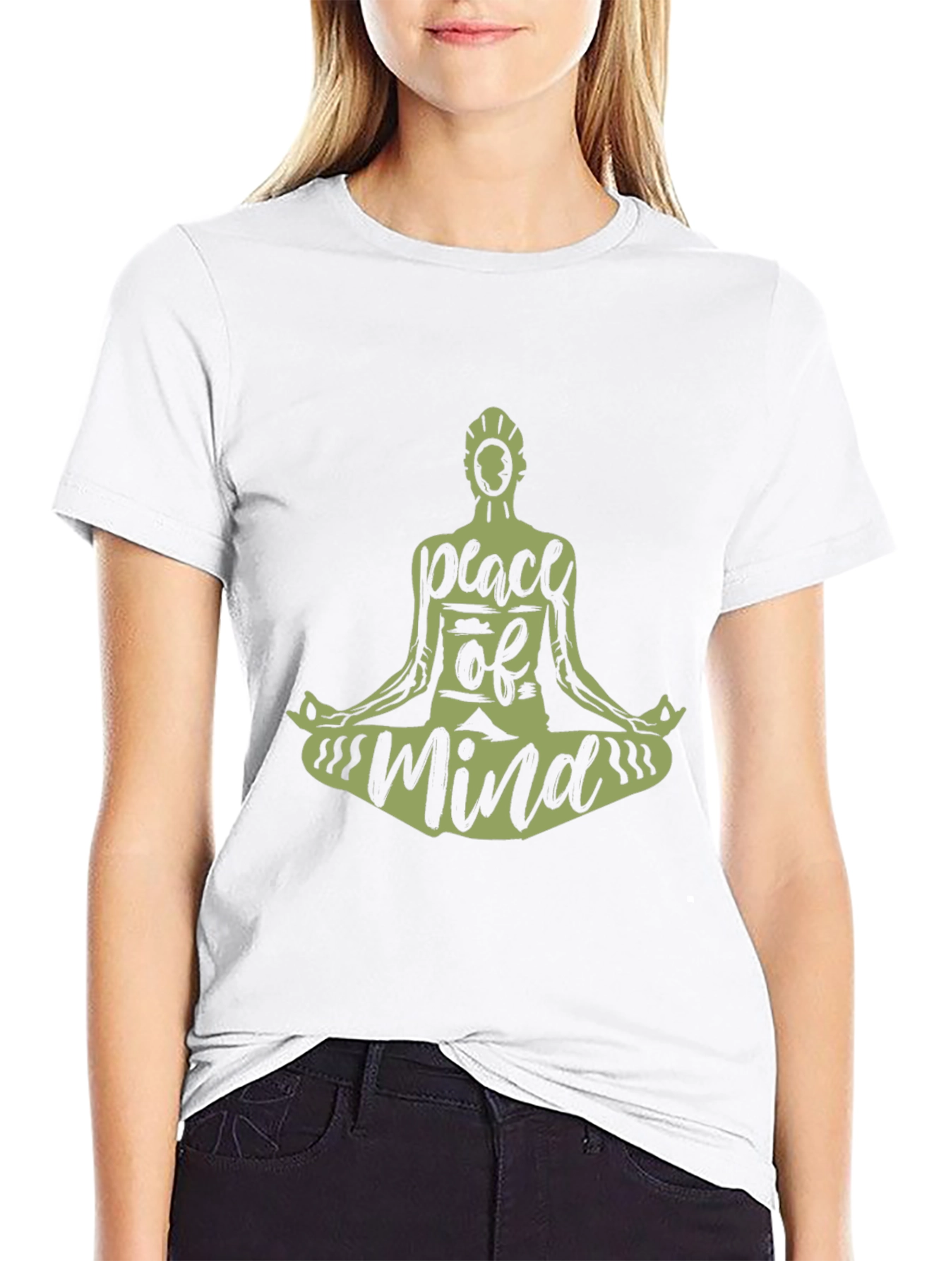 Peace of Mind T-Shirt - Meditating Graphic Tee