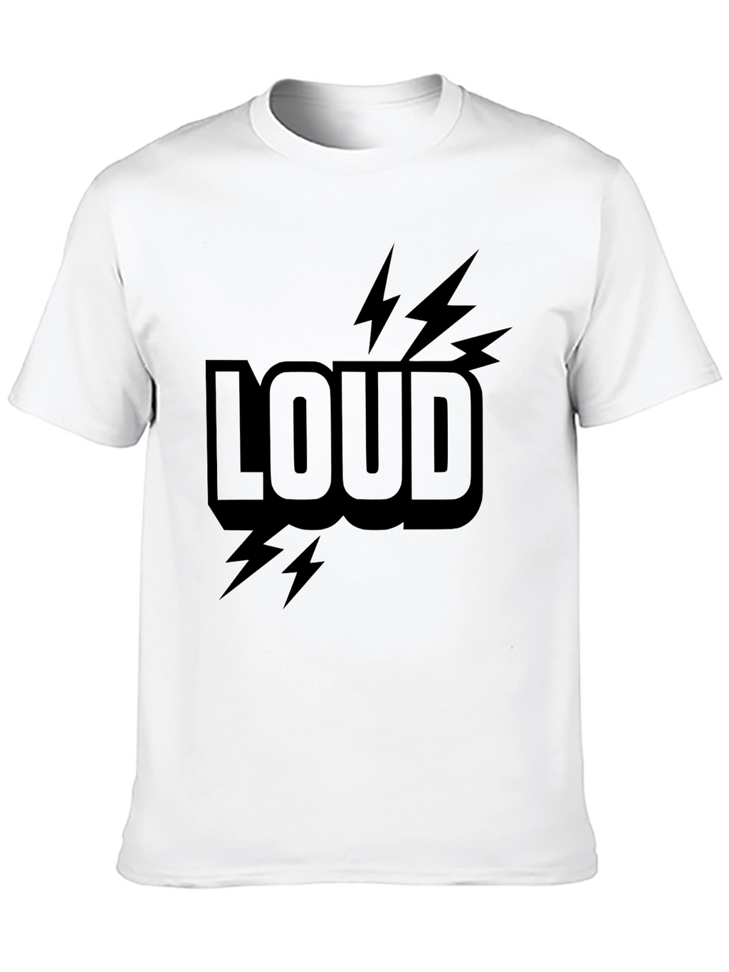 LOUD Graphic Print T-Shirt - Stylish Everyday Wear