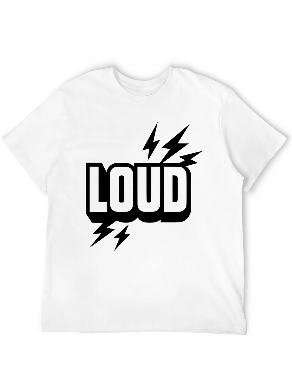 LOUD Graphic Print T-Shirt - Stylish Everyday Wear