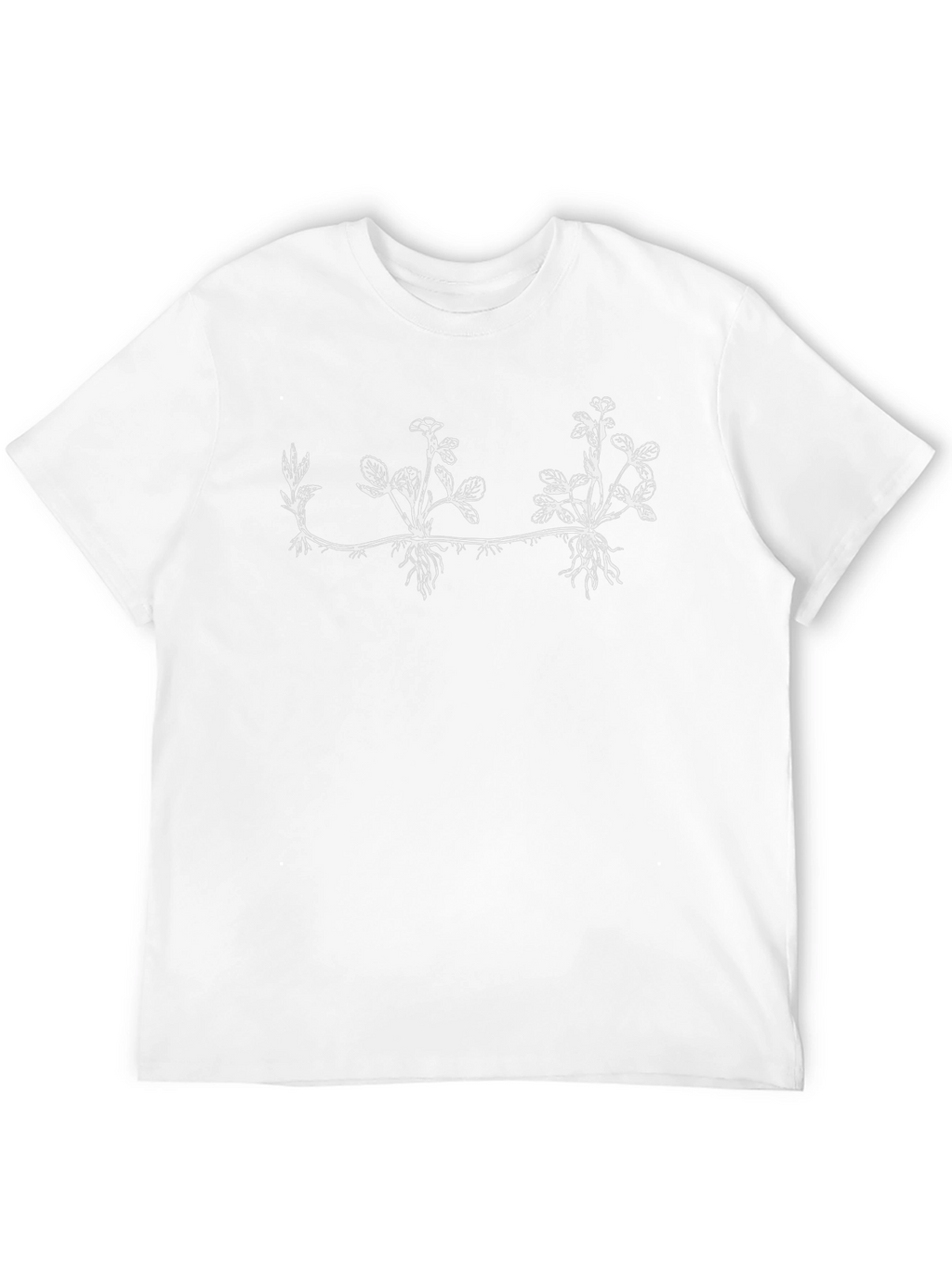 Botanical Graphic Tee - Black Cotton Blend