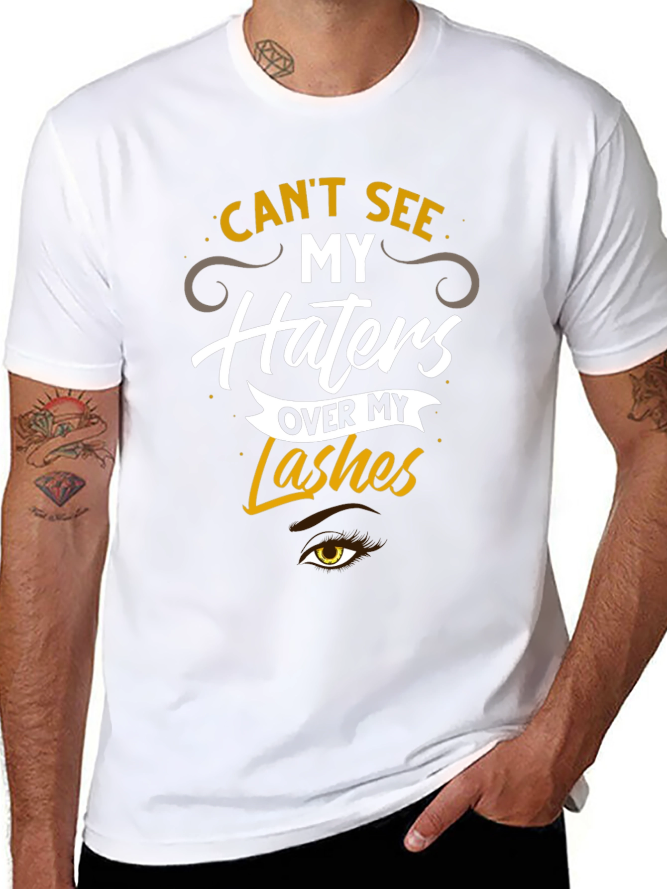 Cant See My Haters Over My Lashes T-Shirt