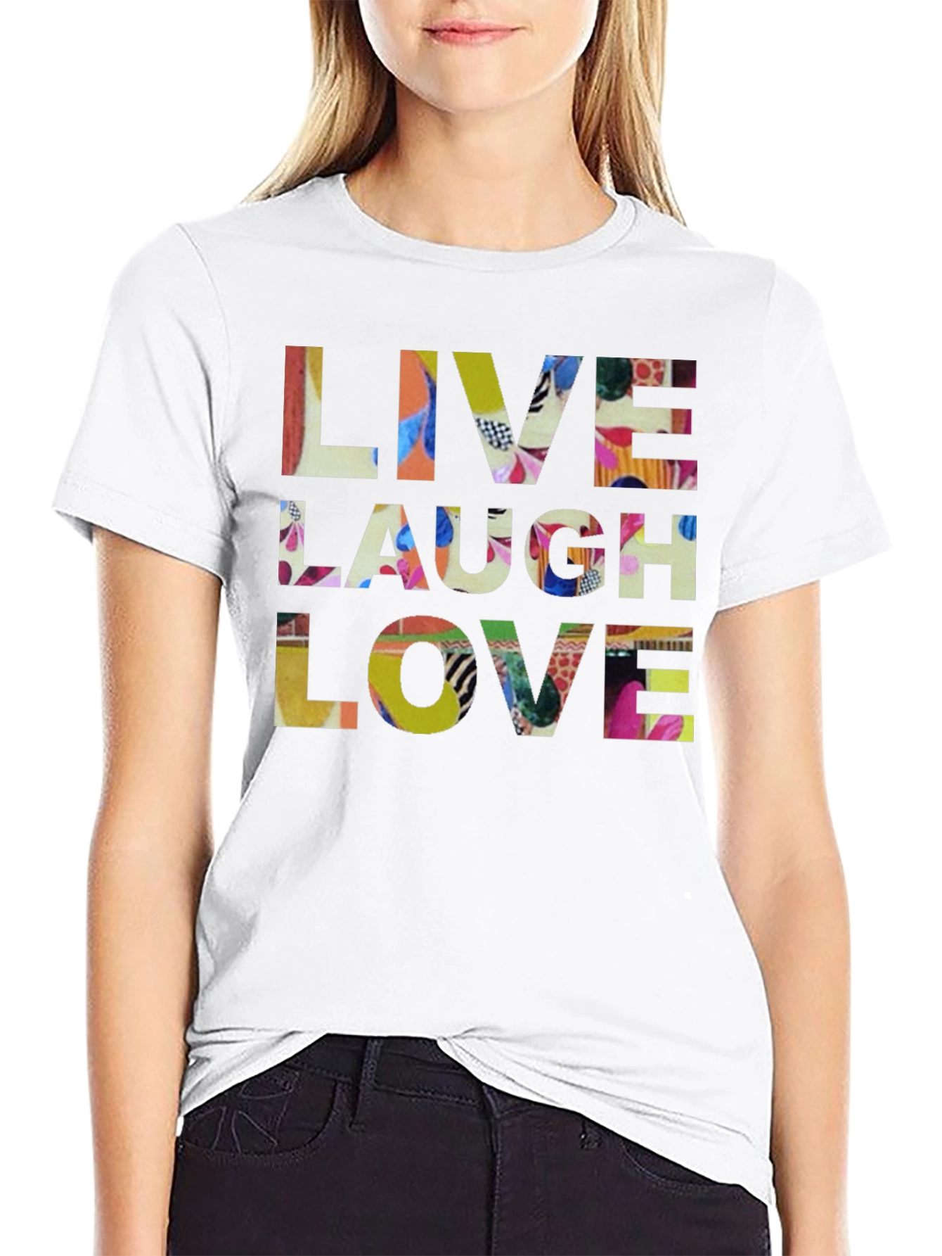 Live Laugh Love Graphic T-Shirt