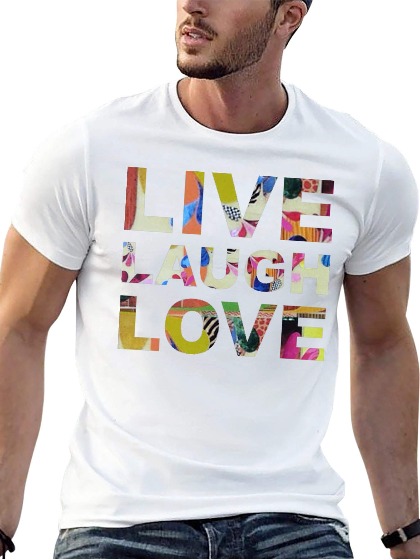 Live Laugh Love Graphic T-Shirt