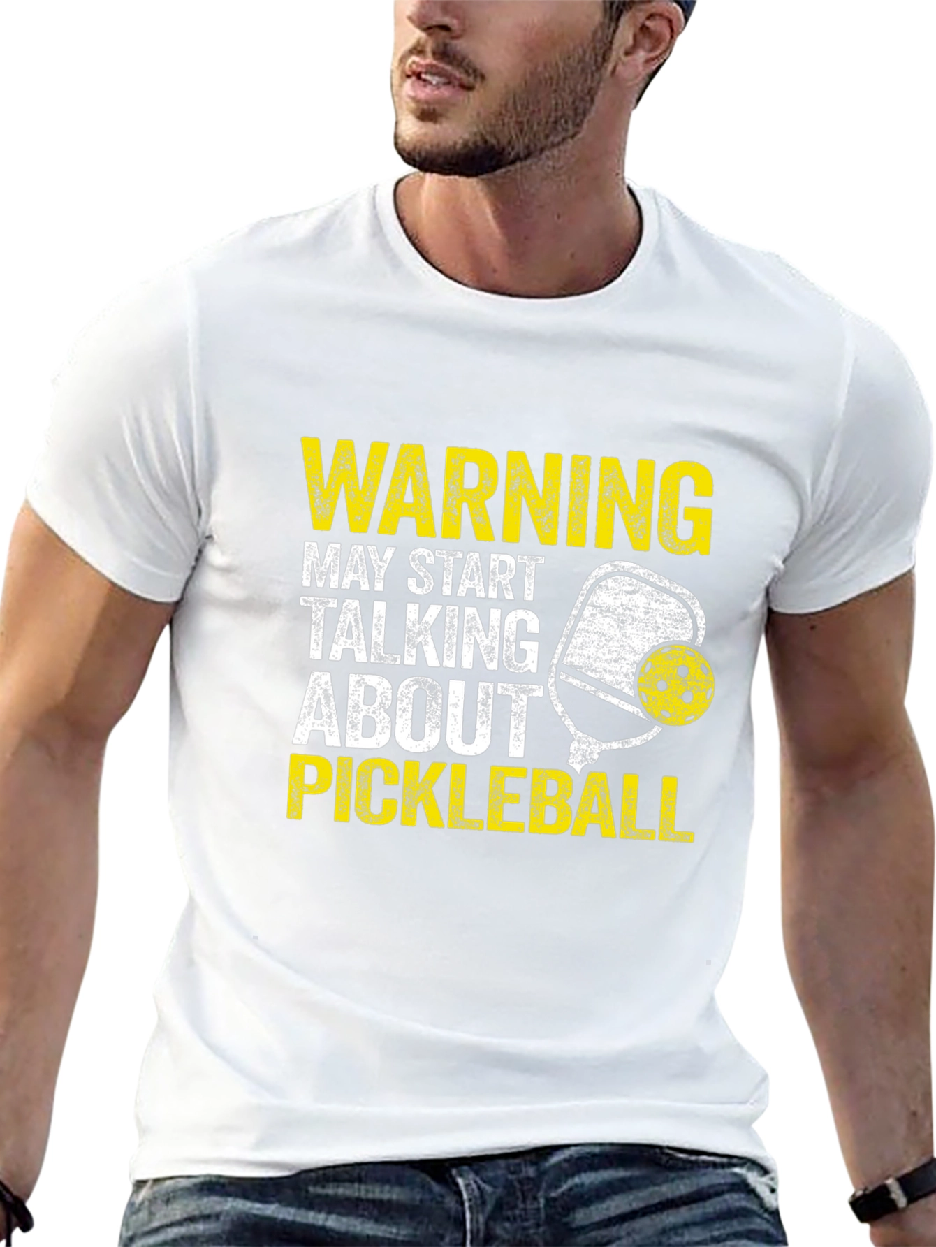 Warning May Talk About Pickleball T-Shirt