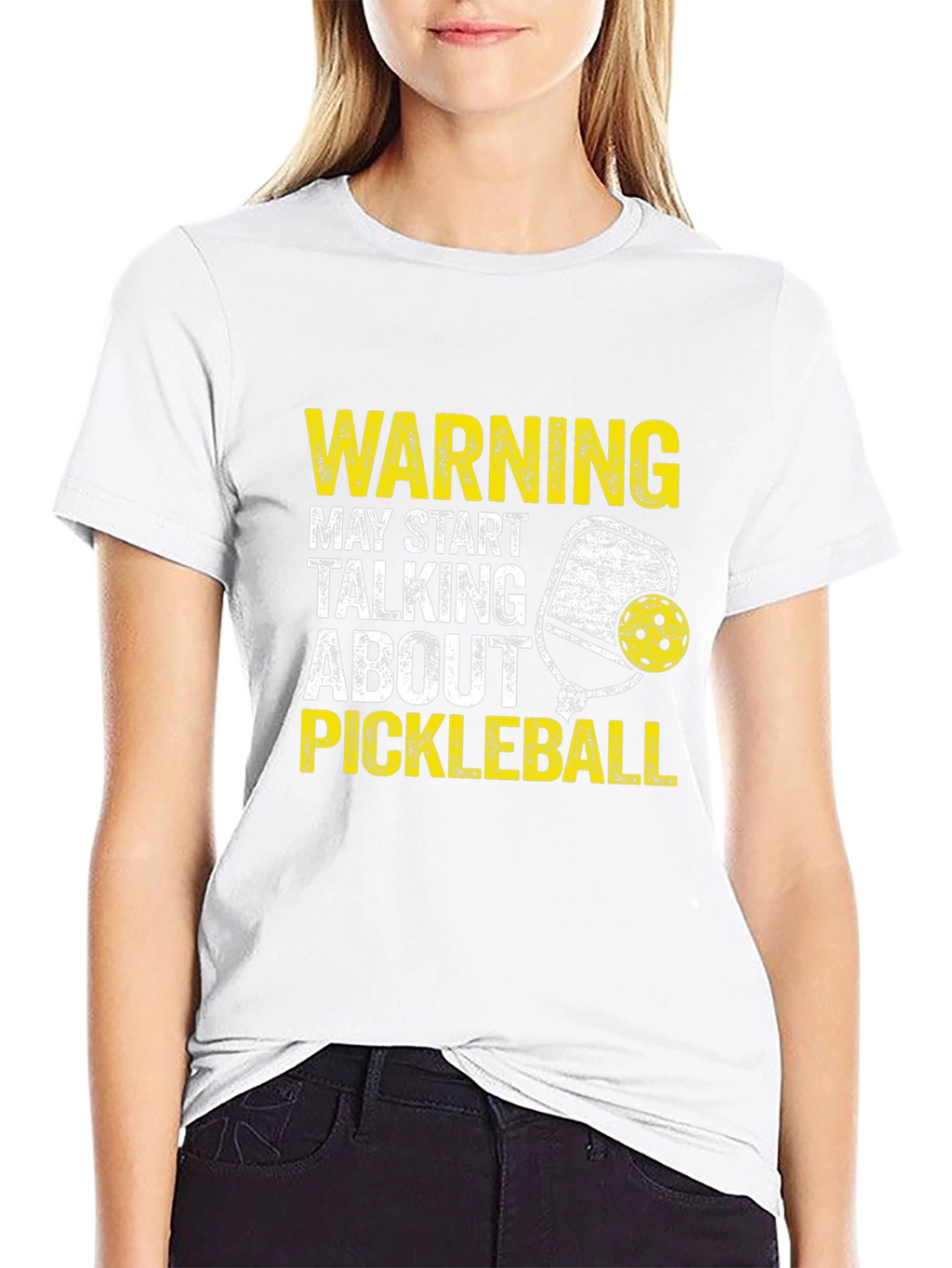 Warning May Talk About Pickleball T-Shirt