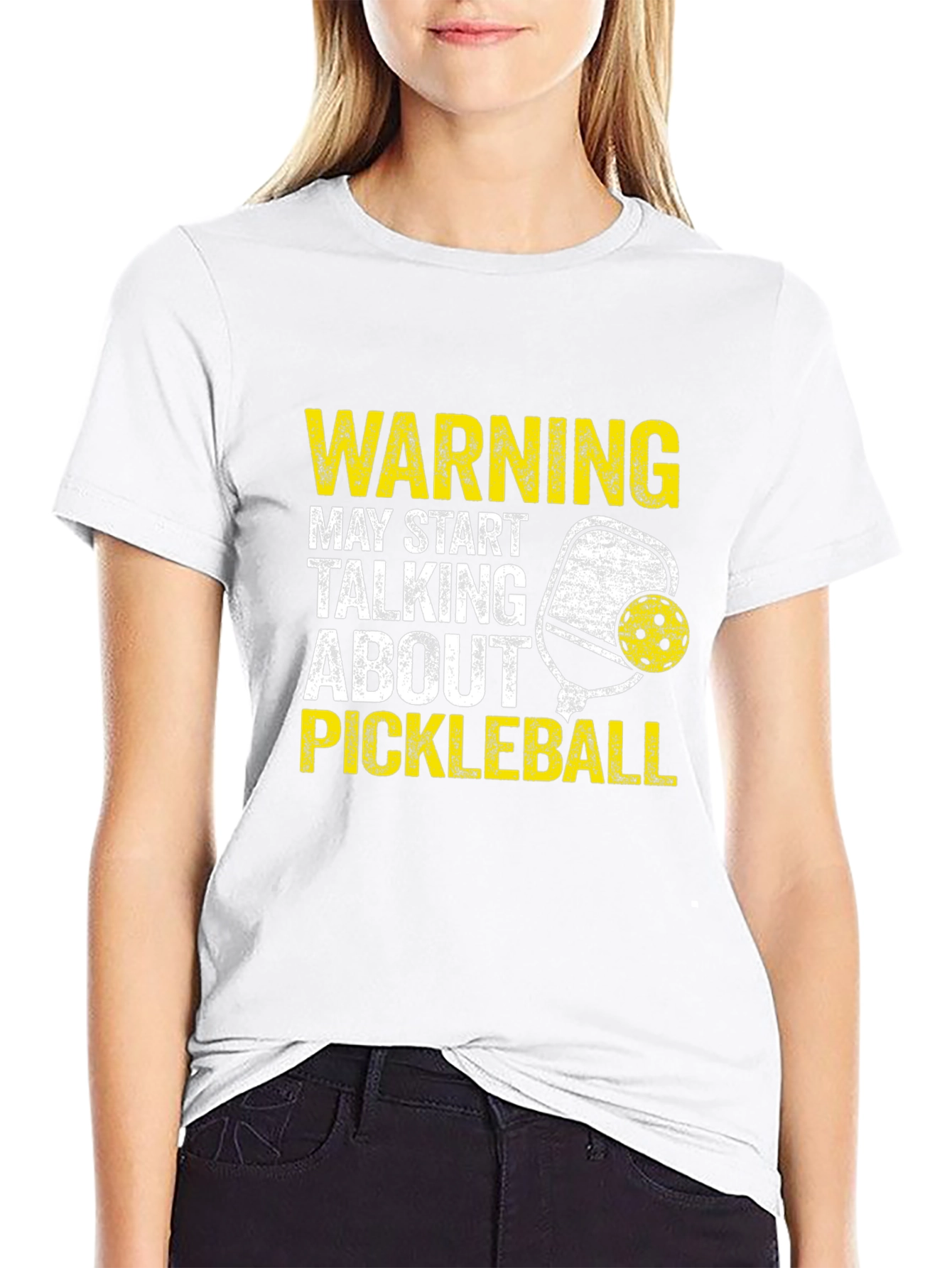 Warning May Talk About Pickleball T-Shirt