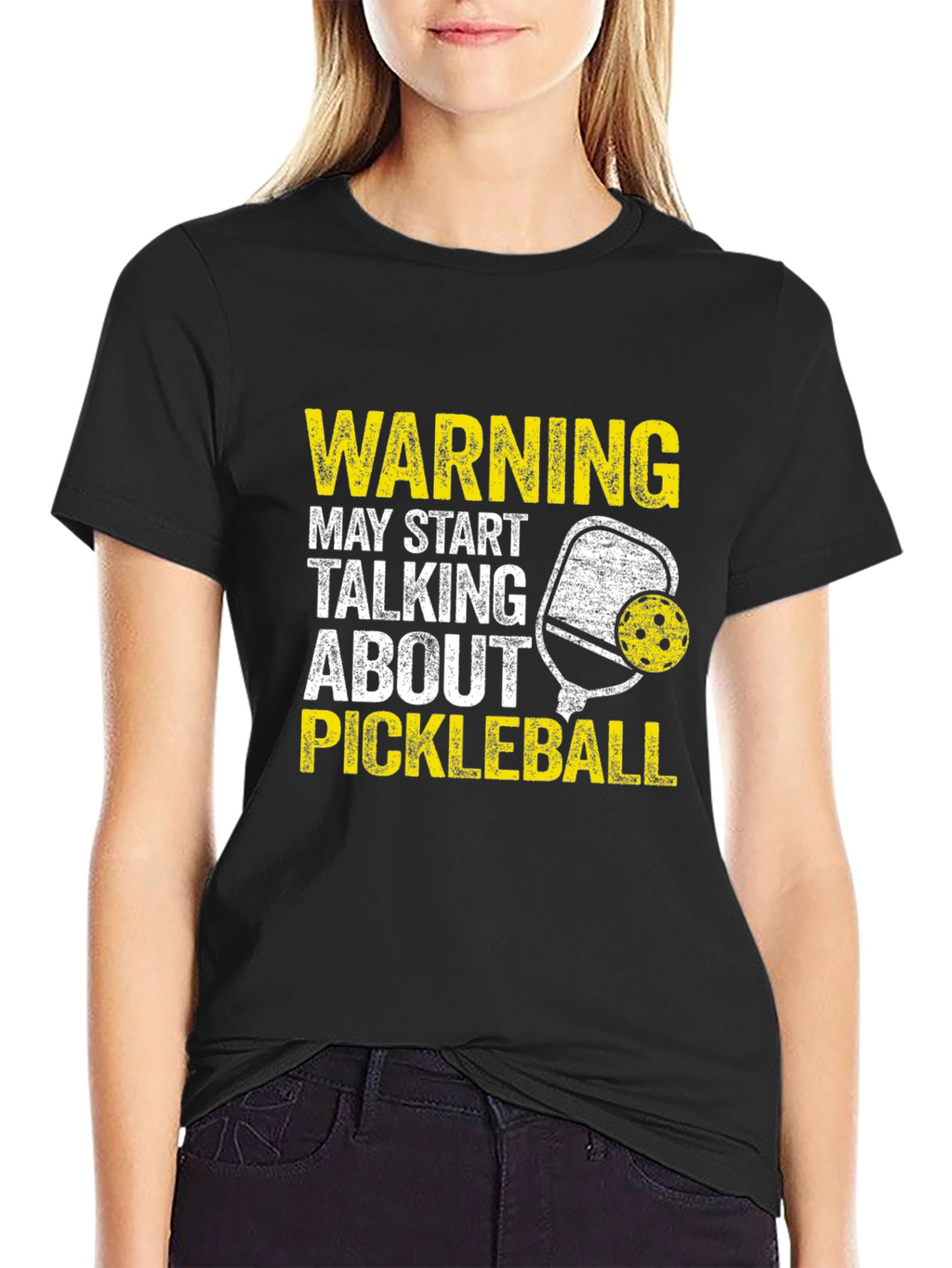Warning May Talk About Pickleball T-Shirt