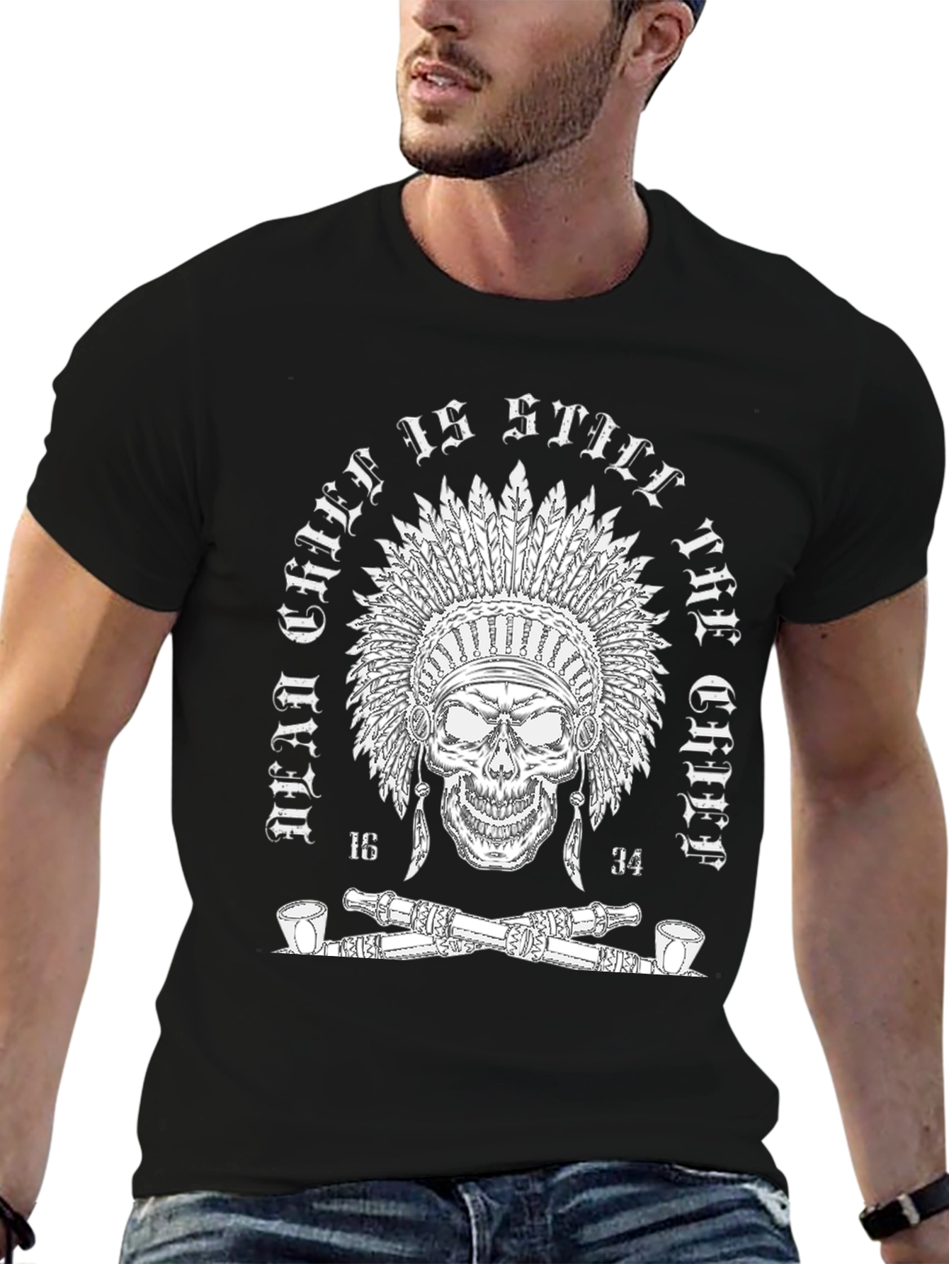 Chief Skull Graphic Tee