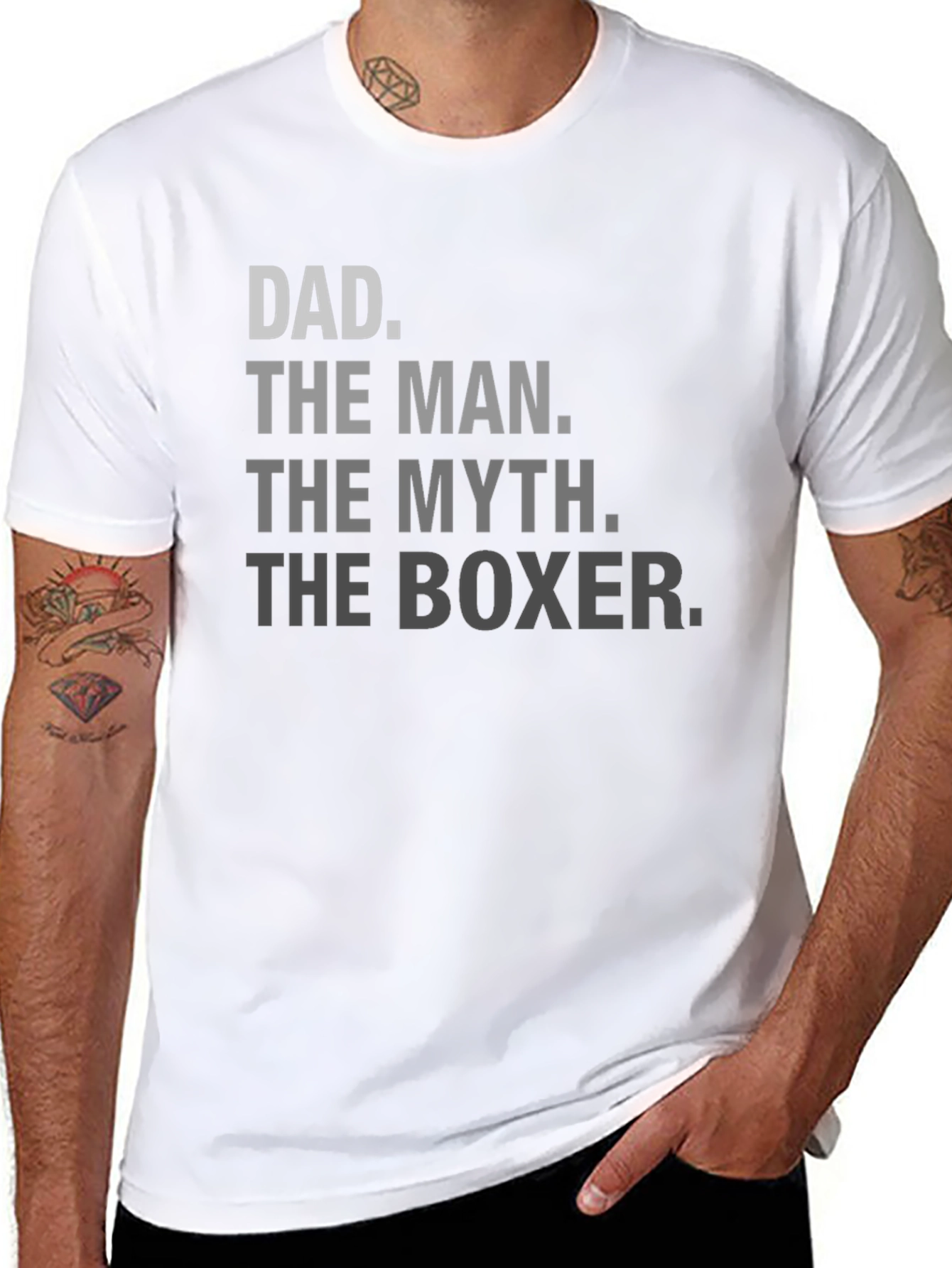Dad The Man The Myth The Boxer T-Shirt
