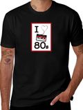 I Love the 80s Retro Cassette Tape T-Shirt