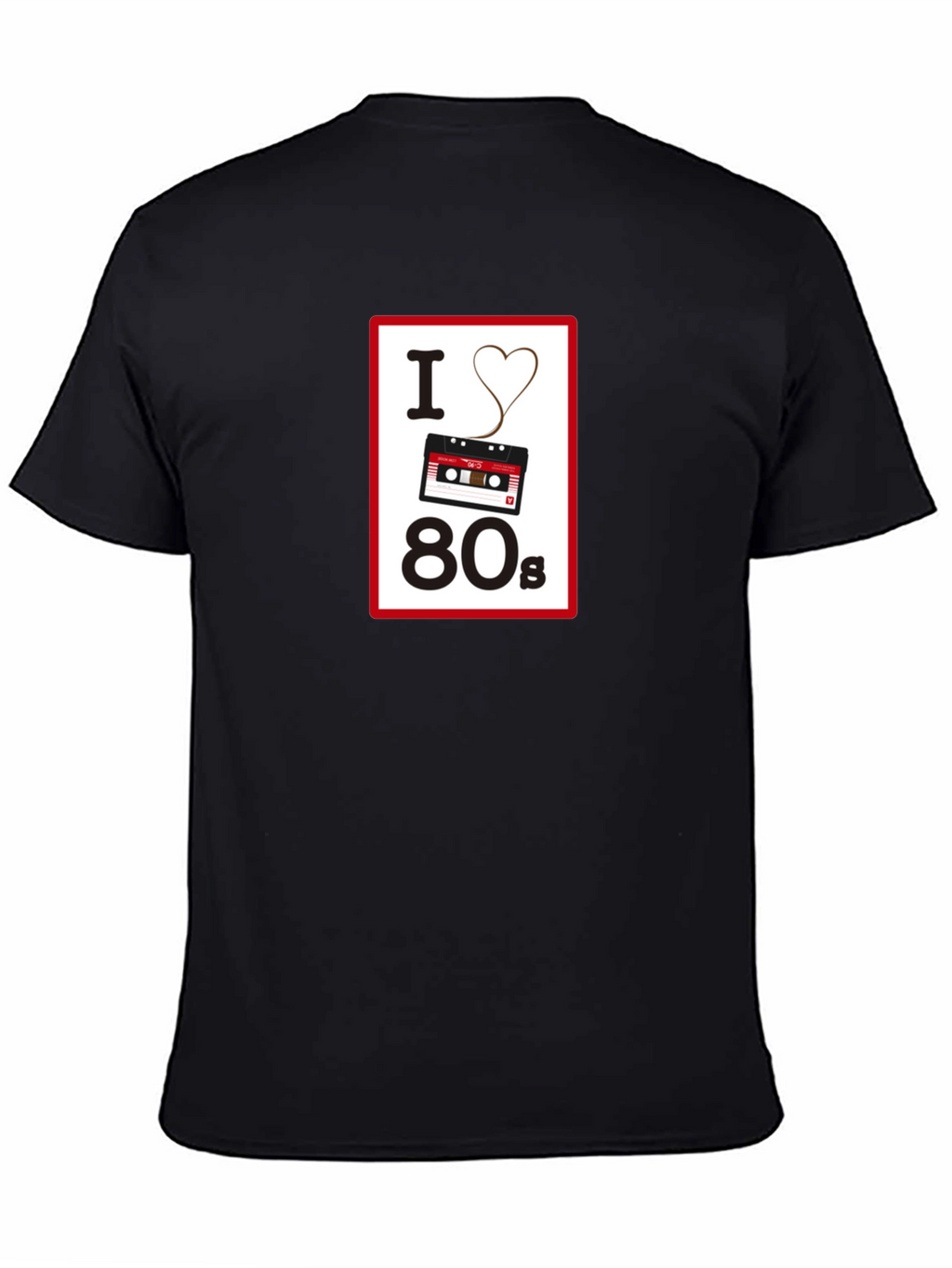 I Love the 80s Retro Cassette Tape T-Shirt