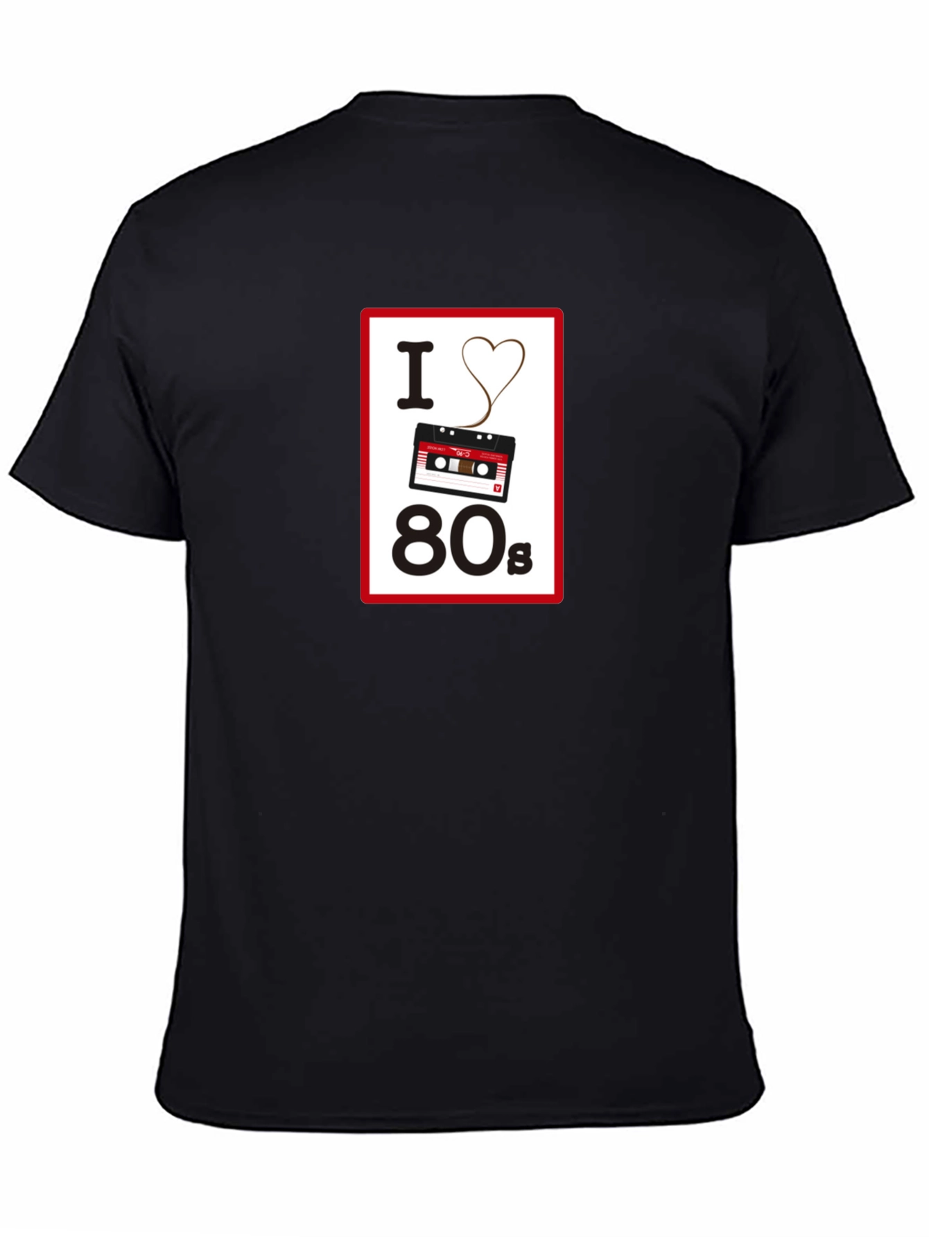 I Love the 80s Retro Cassette Tape T-Shirt