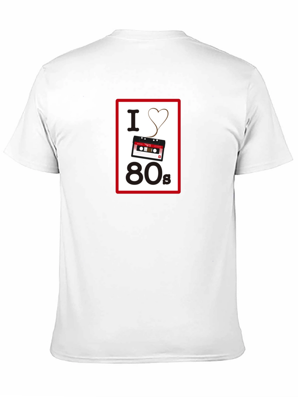 I Love the 80s Retro Cassette Tape T-Shirt
