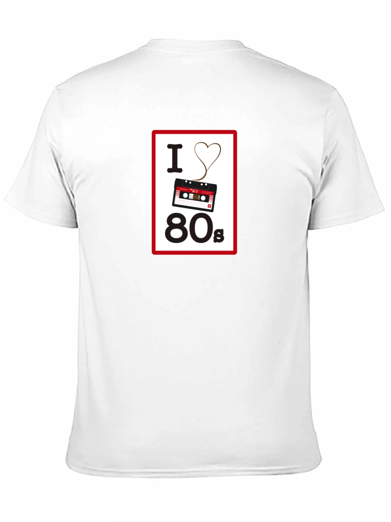 I Love the 80s Retro Cassette Tape T-Shirt
