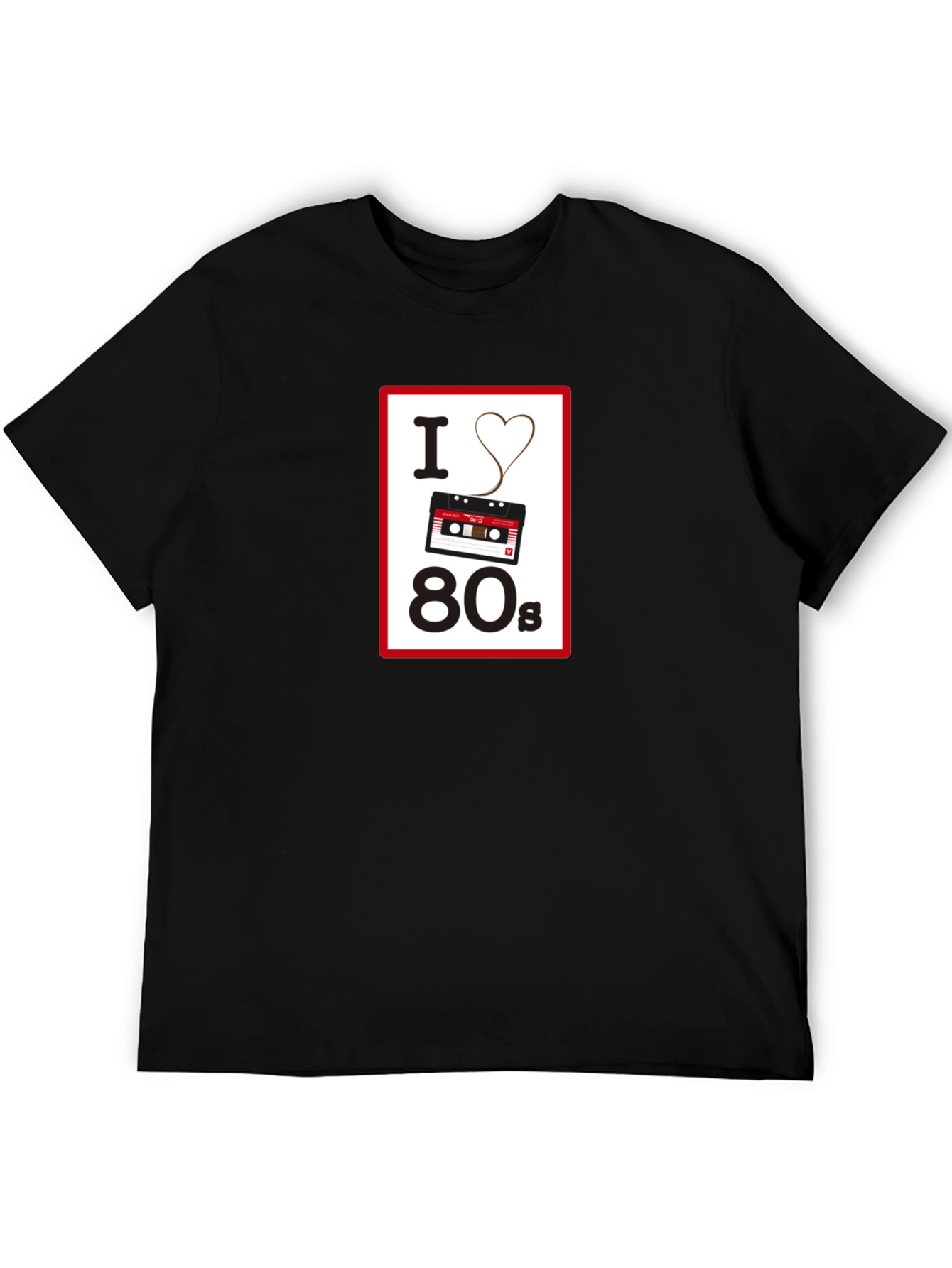 I Love the 80s Retro Cassette Tape T-Shirt