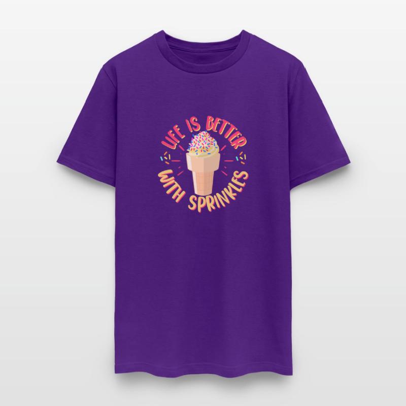Ice Cream Sprinkles Sorbet Fans Sweet Treat Desser