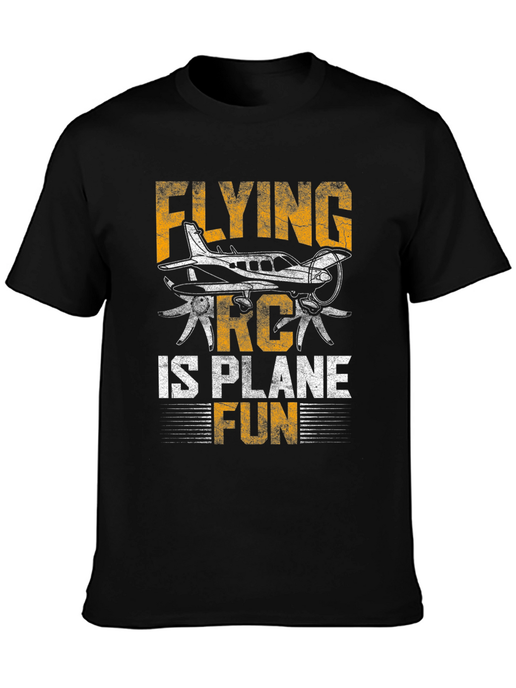 Flying RC Plane Fun Graphic Tee