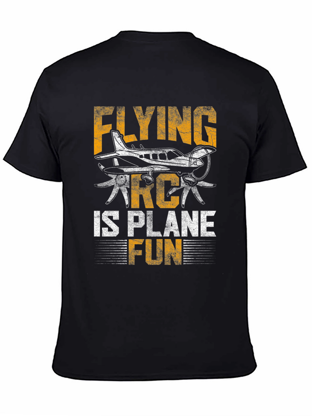 Flying RC Plane Fun Graphic Tee