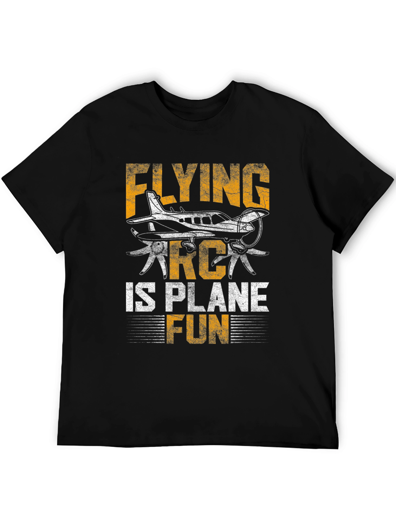 Flying RC Plane Fun Graphic Tee