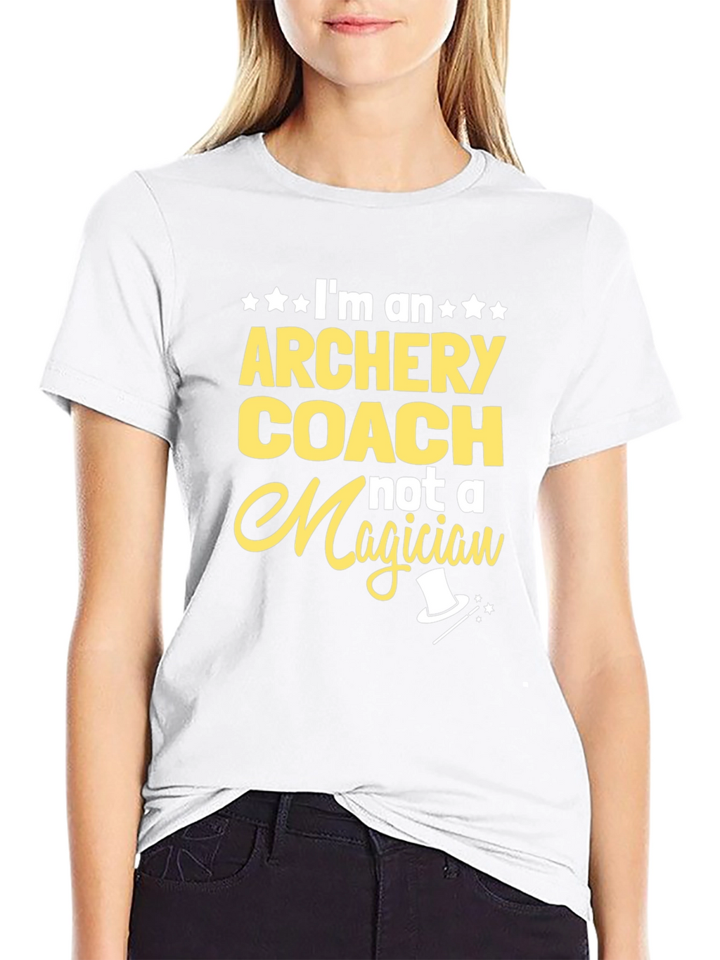 Archery Coach T-Shirt - Not A Magician Fun Tee