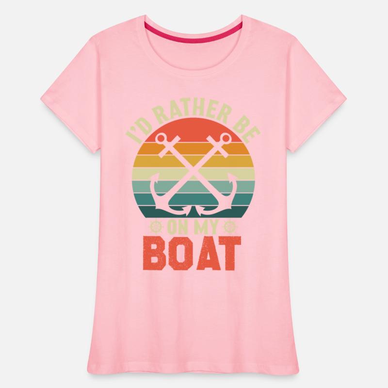 I'd Rather Be on My Boat Owner Captain Nautical Bo