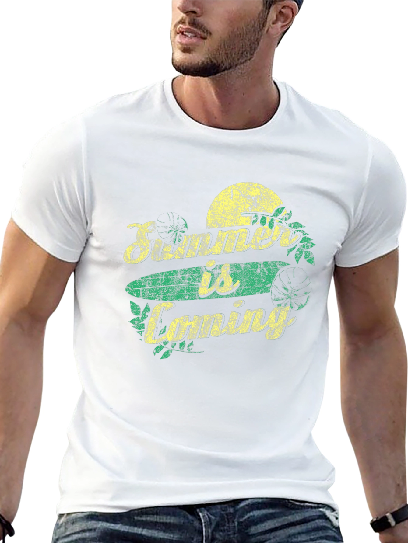 Summer is Coming Graphic T-Shirt - Black