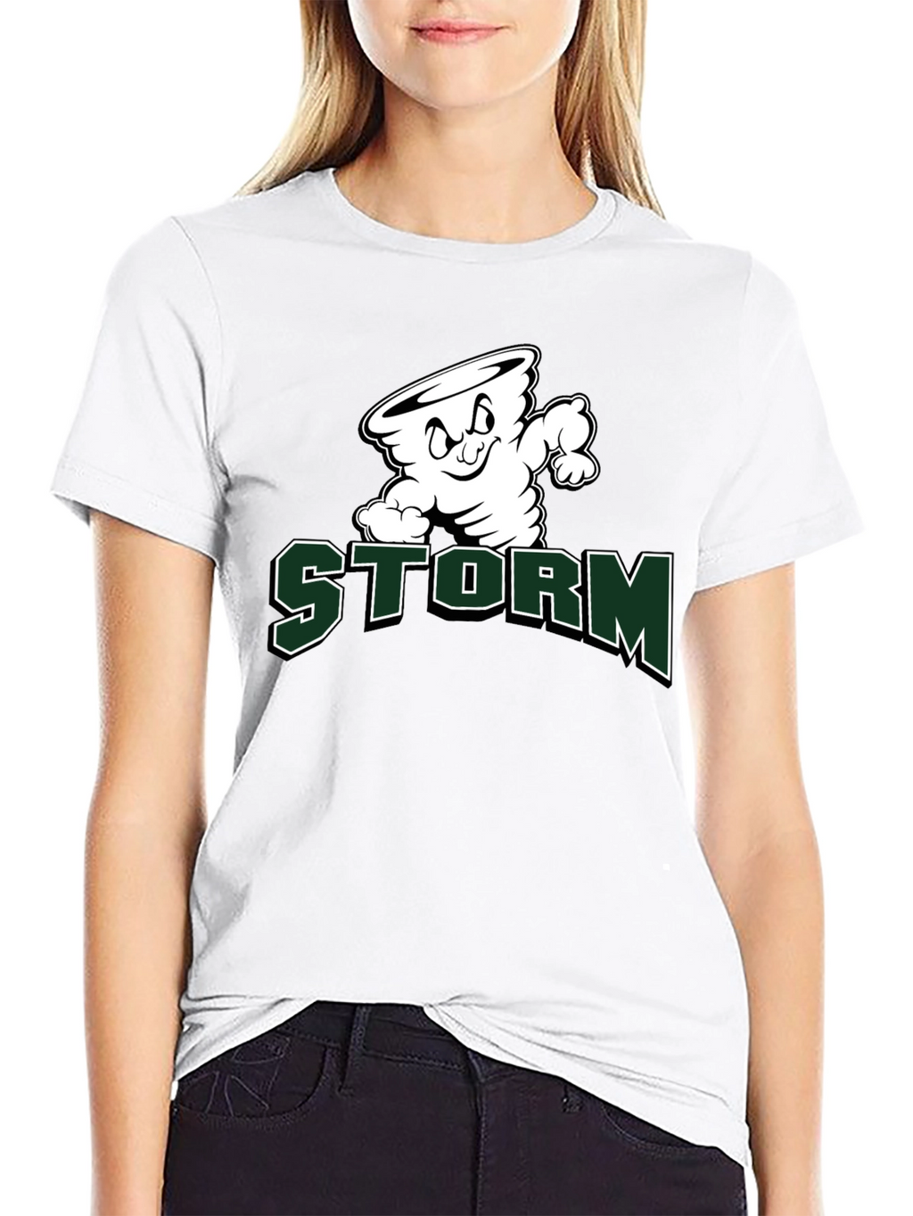 Storm Cartoon Graphic T-Shirt