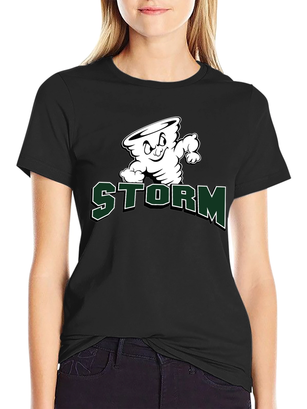 Storm Cartoon Graphic T-Shirt